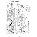 Kenmore 11076058691 cabinet diagram