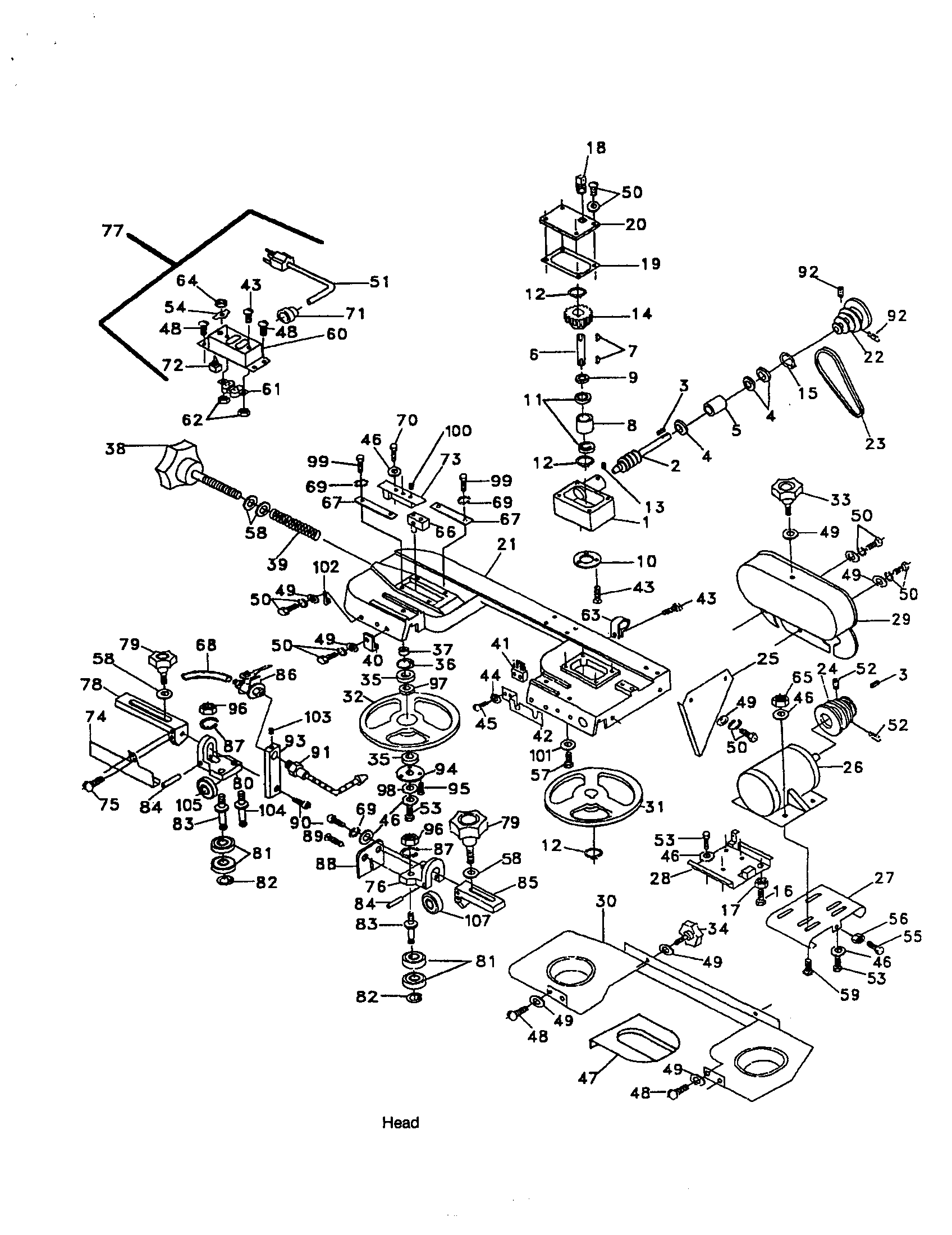 Craftsman 351214061 head diagram