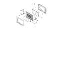 Panasonic NN-S768BA door assembly diagram