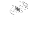 Panasonic NNS567WAS door assembly diagram