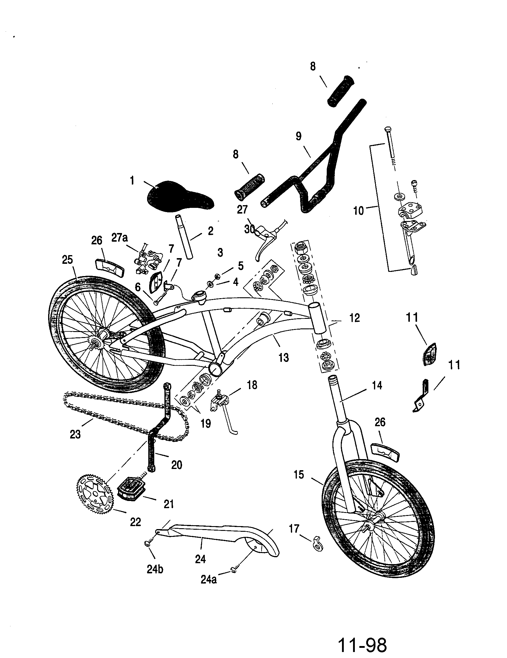 Murray 8-5812X1 sprocket rocket diagram