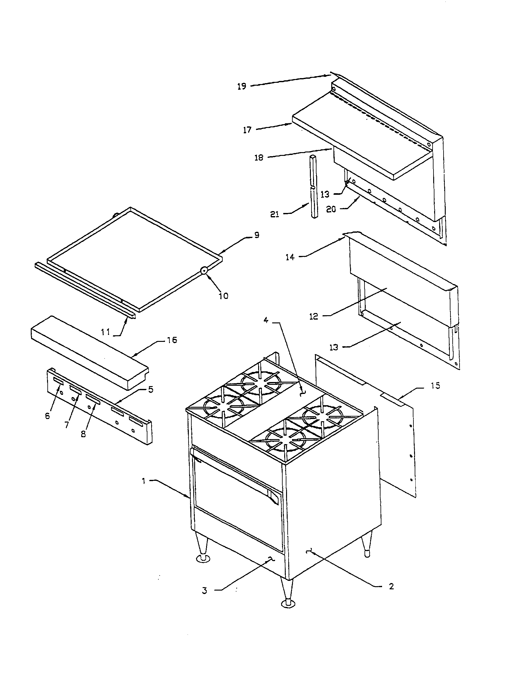Garland RCS-48 section 6 diagram