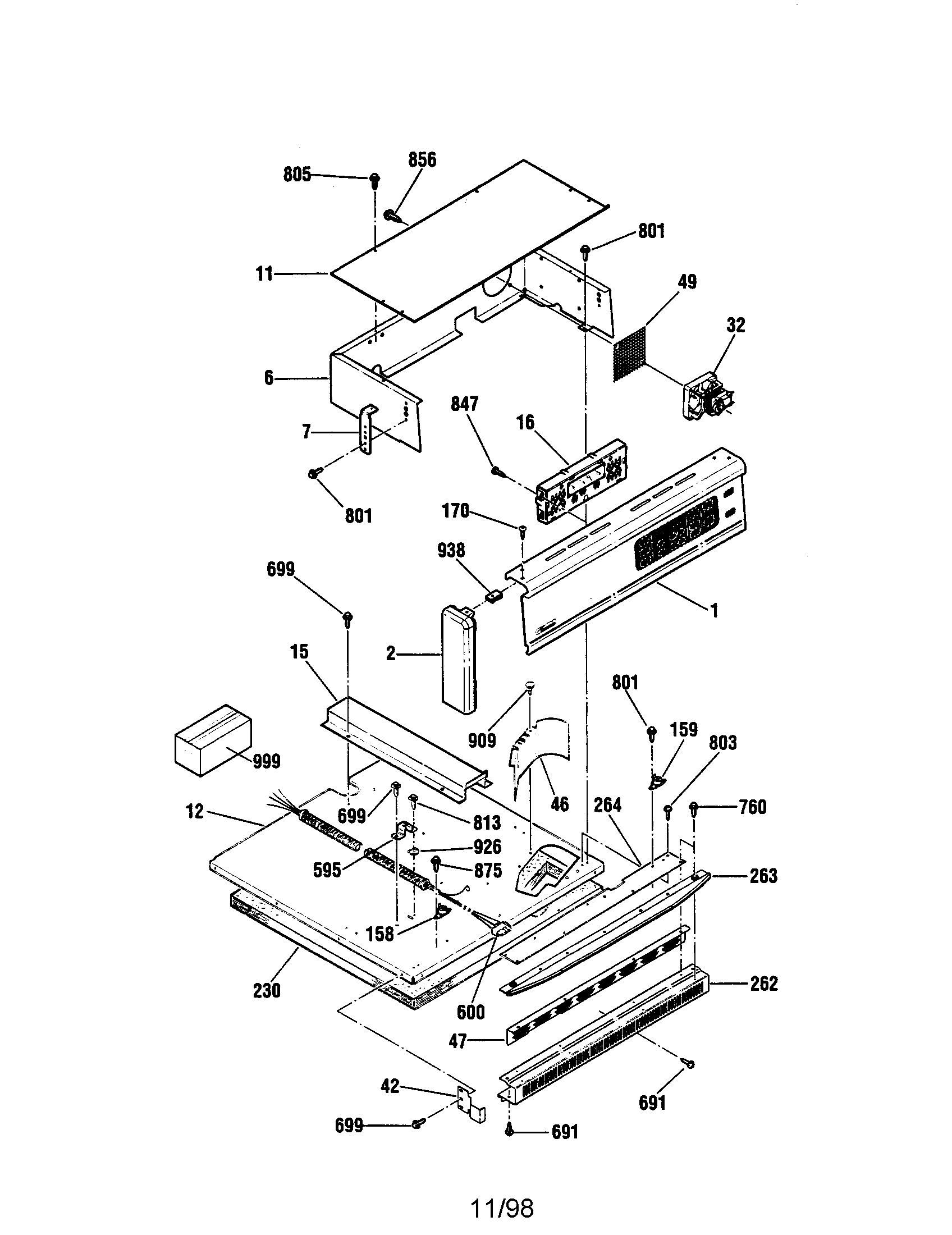 Kenmore 91140495890 control diagram