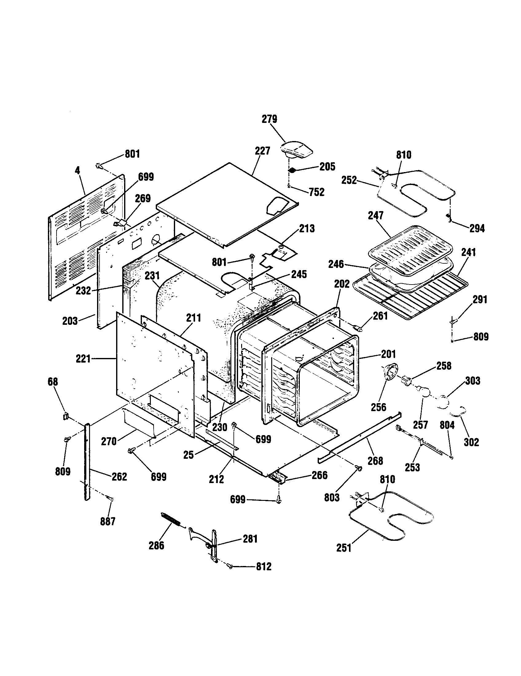 Kenmore 91140495890 body diagram