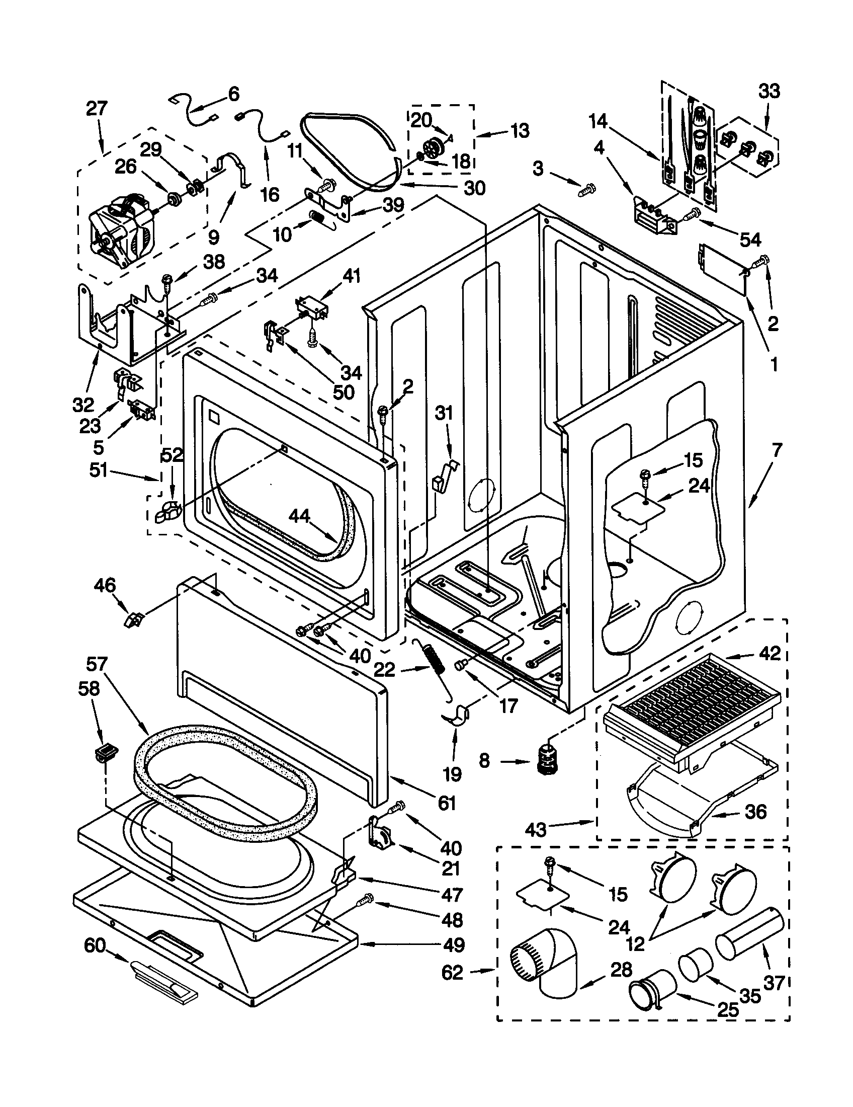 Kenmore 11067904791 cabinet diagram