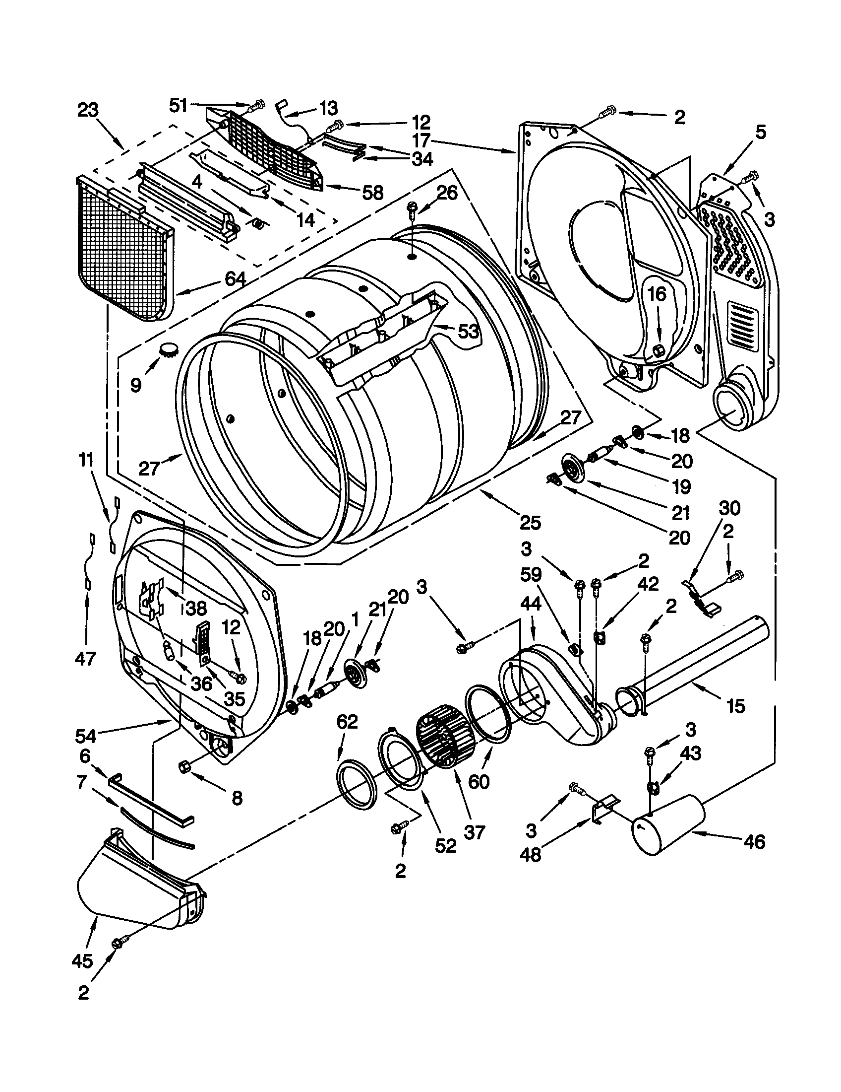Kenmore 11077902792 bulkhead diagram
