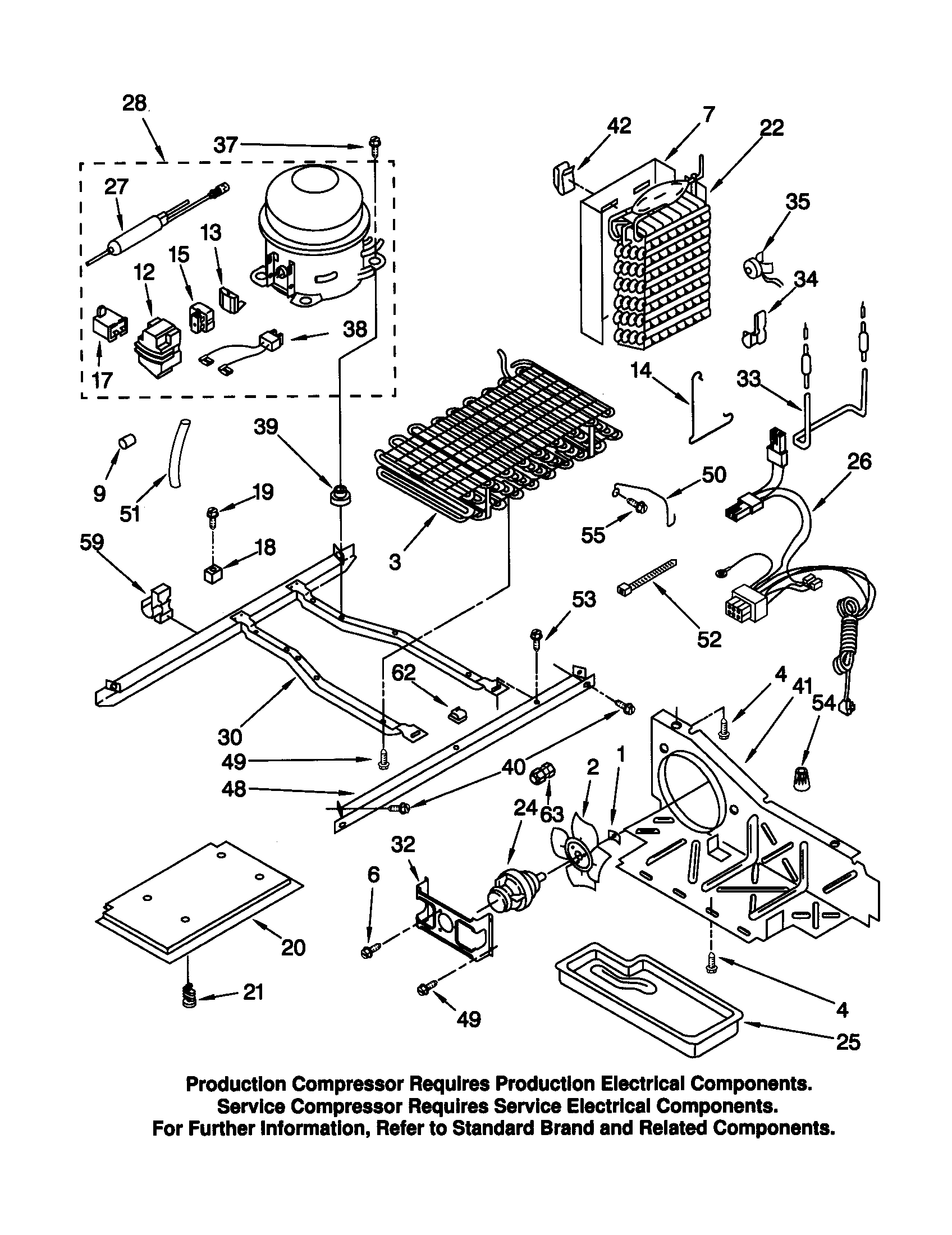 Kenmore 10658287891 unit diagram