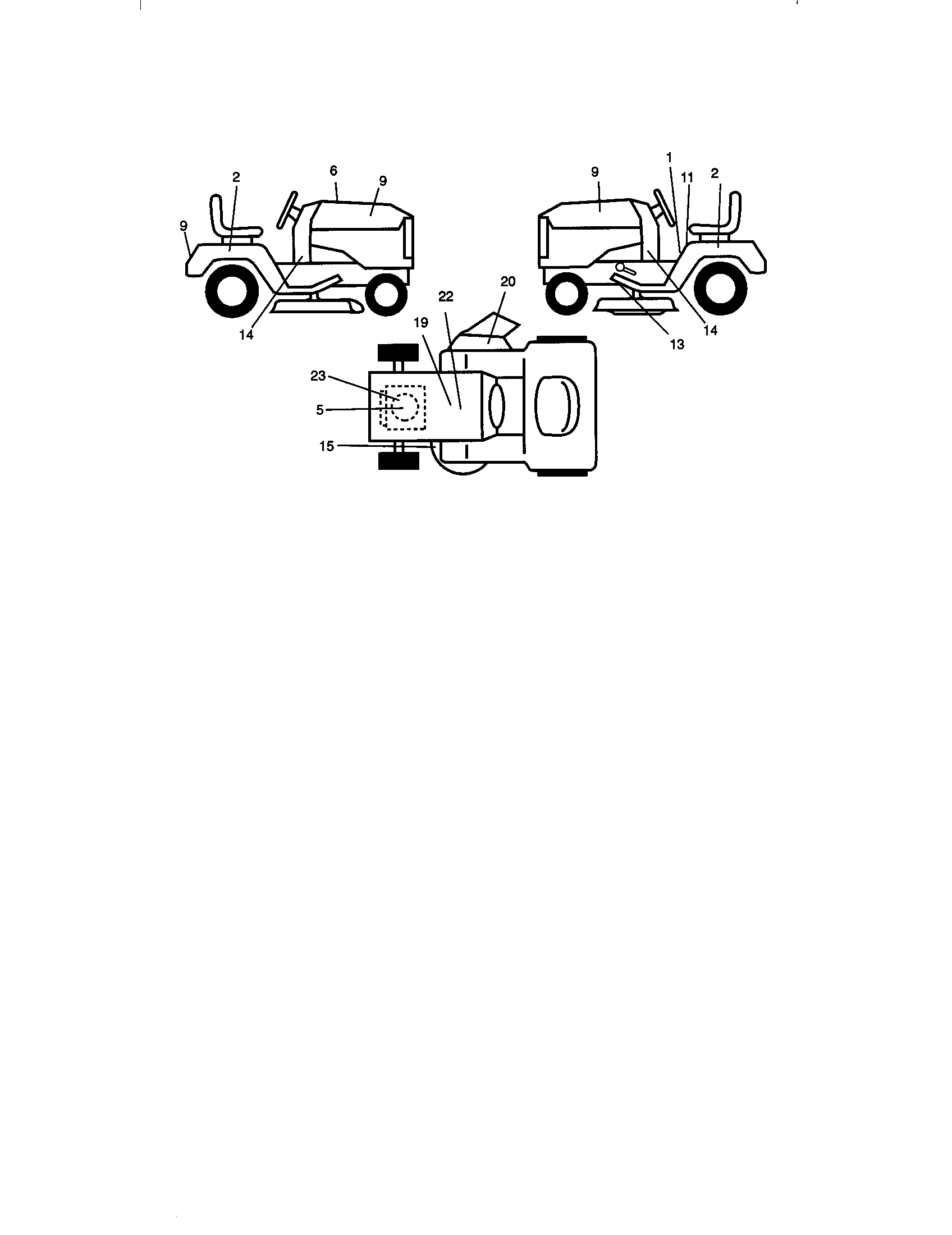 Craftsman 917270780 decals diagram
