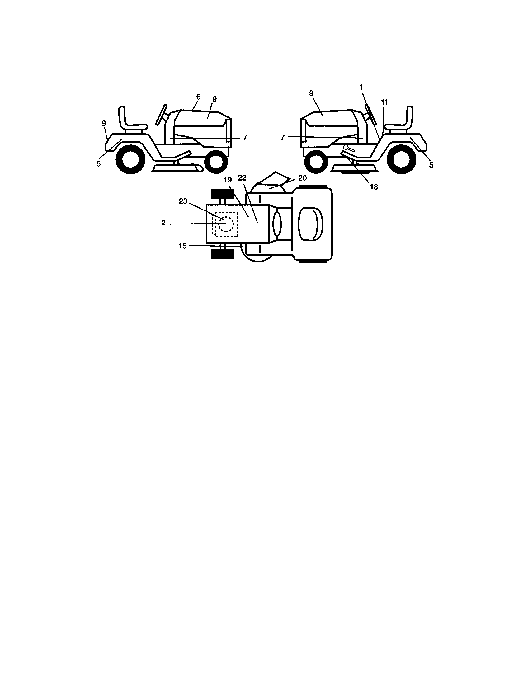 Craftsman 917270770 decals diagram
