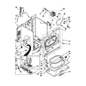 Whirlpool LGR8858EQ3 cabinet diagram