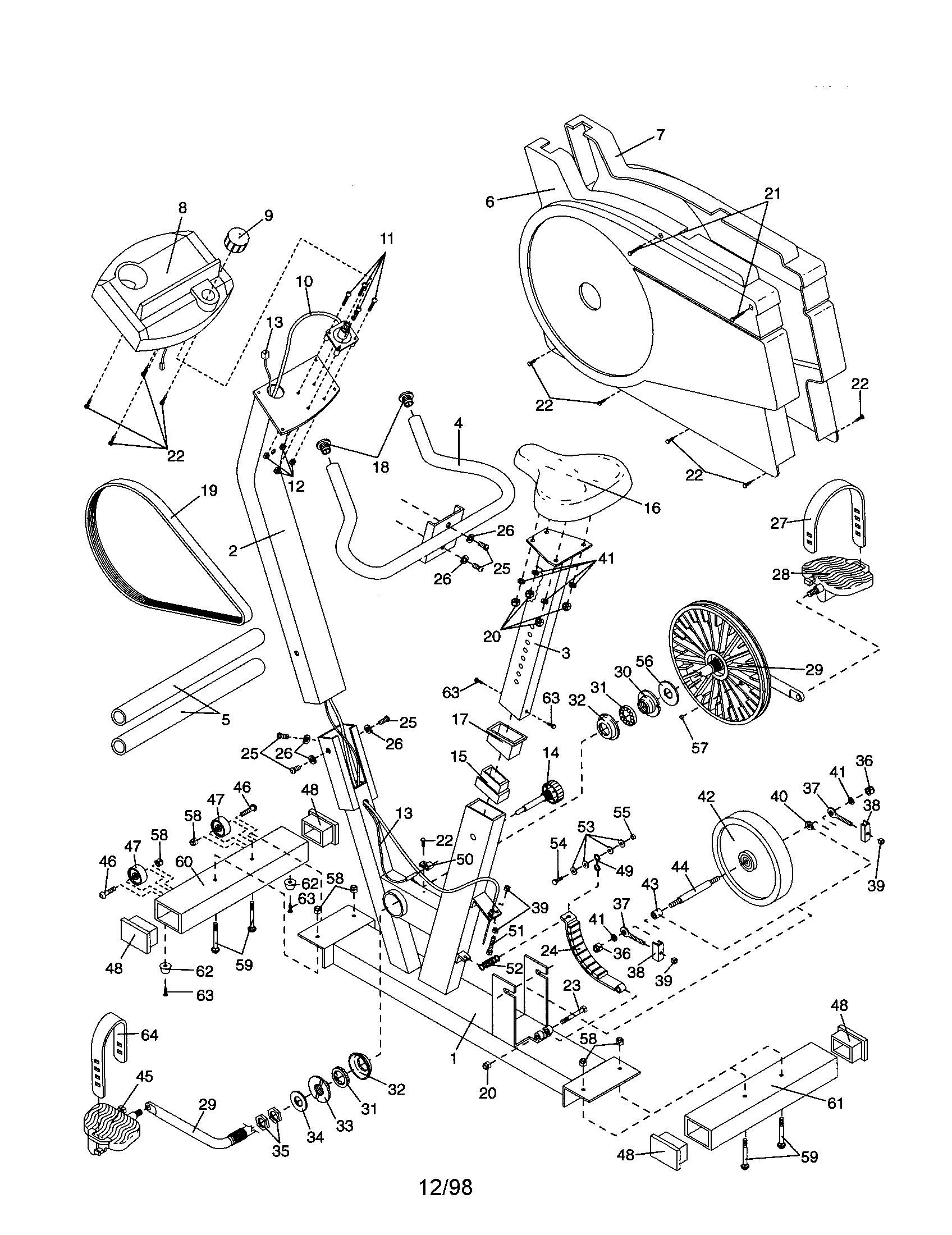 Proform PFEX77572 unit parts diagram