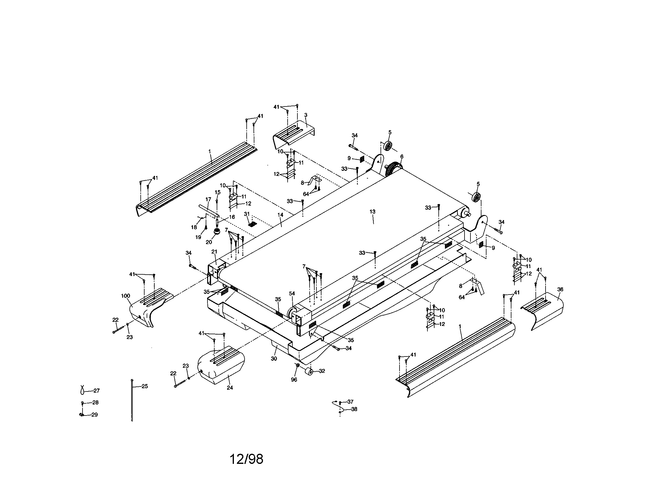Reebok RBTL11980 page 1 diagram