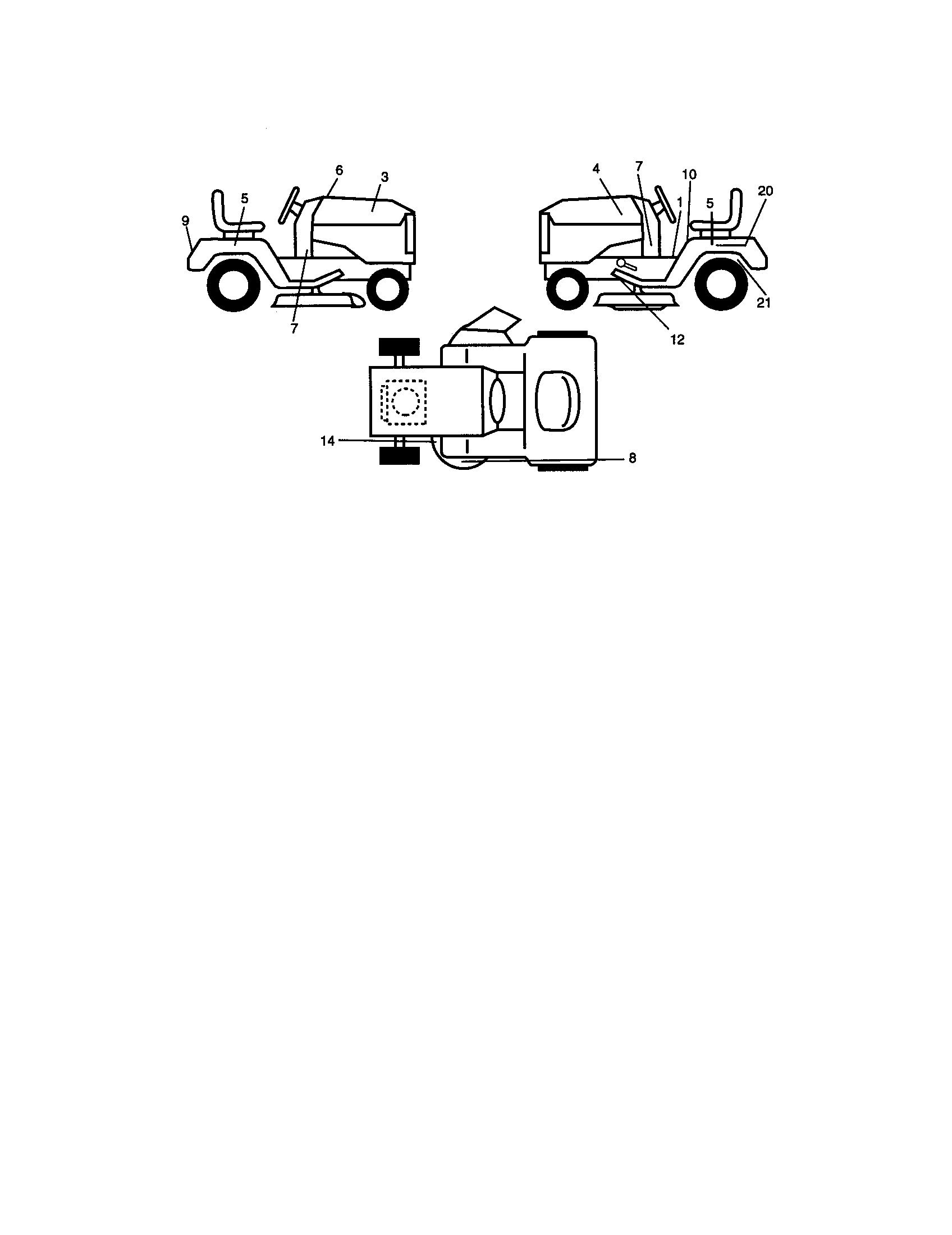Craftsman 917271111 decals diagram