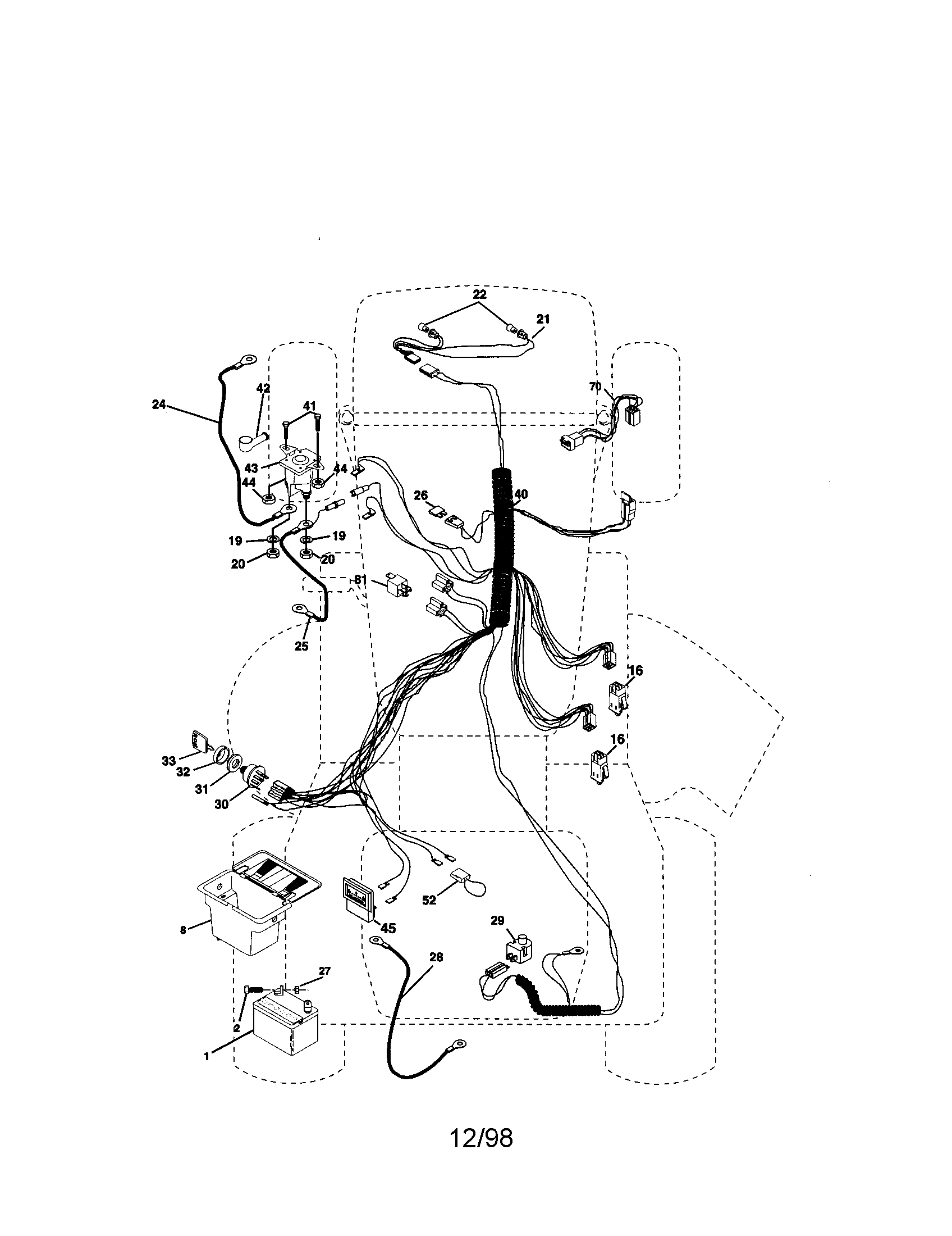 Craftsman 917271013 electrical diagram