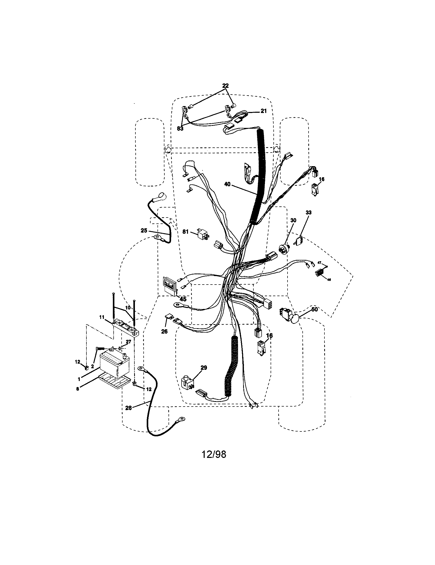 Craftsman 917273200 electrical diagram