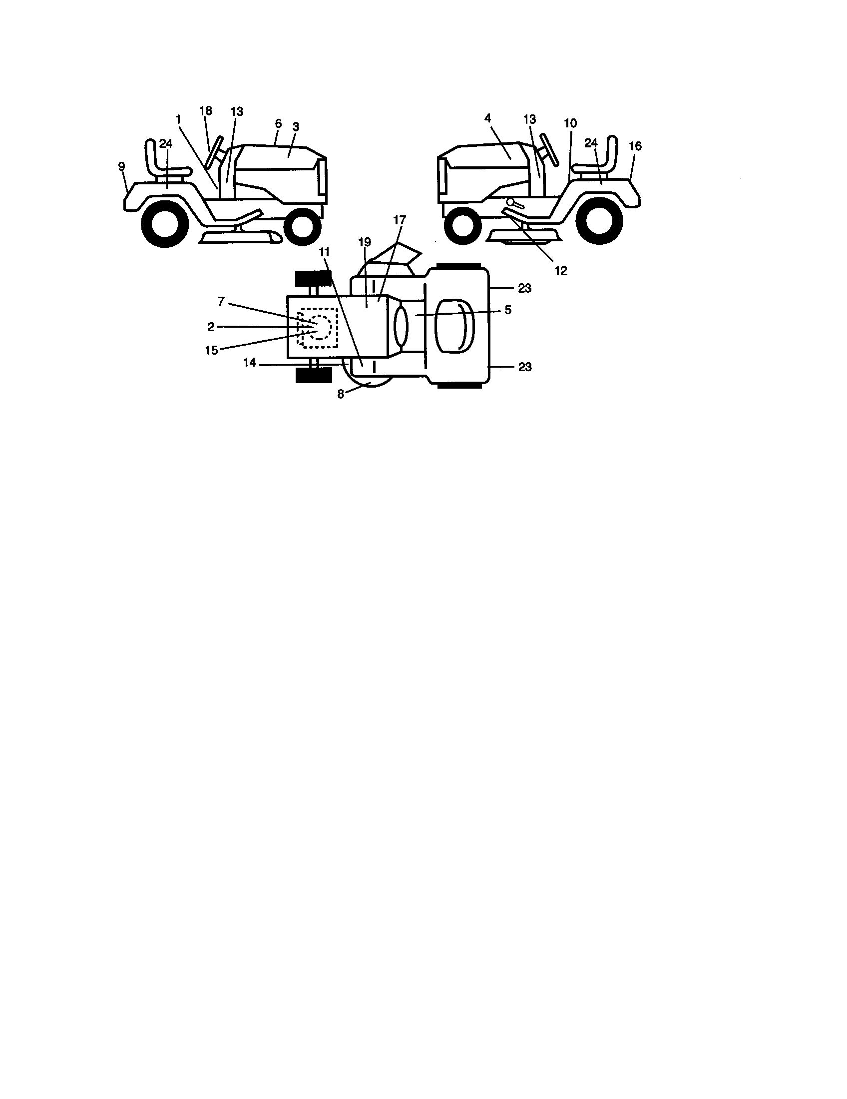 Craftsman 917273200 decals diagram
