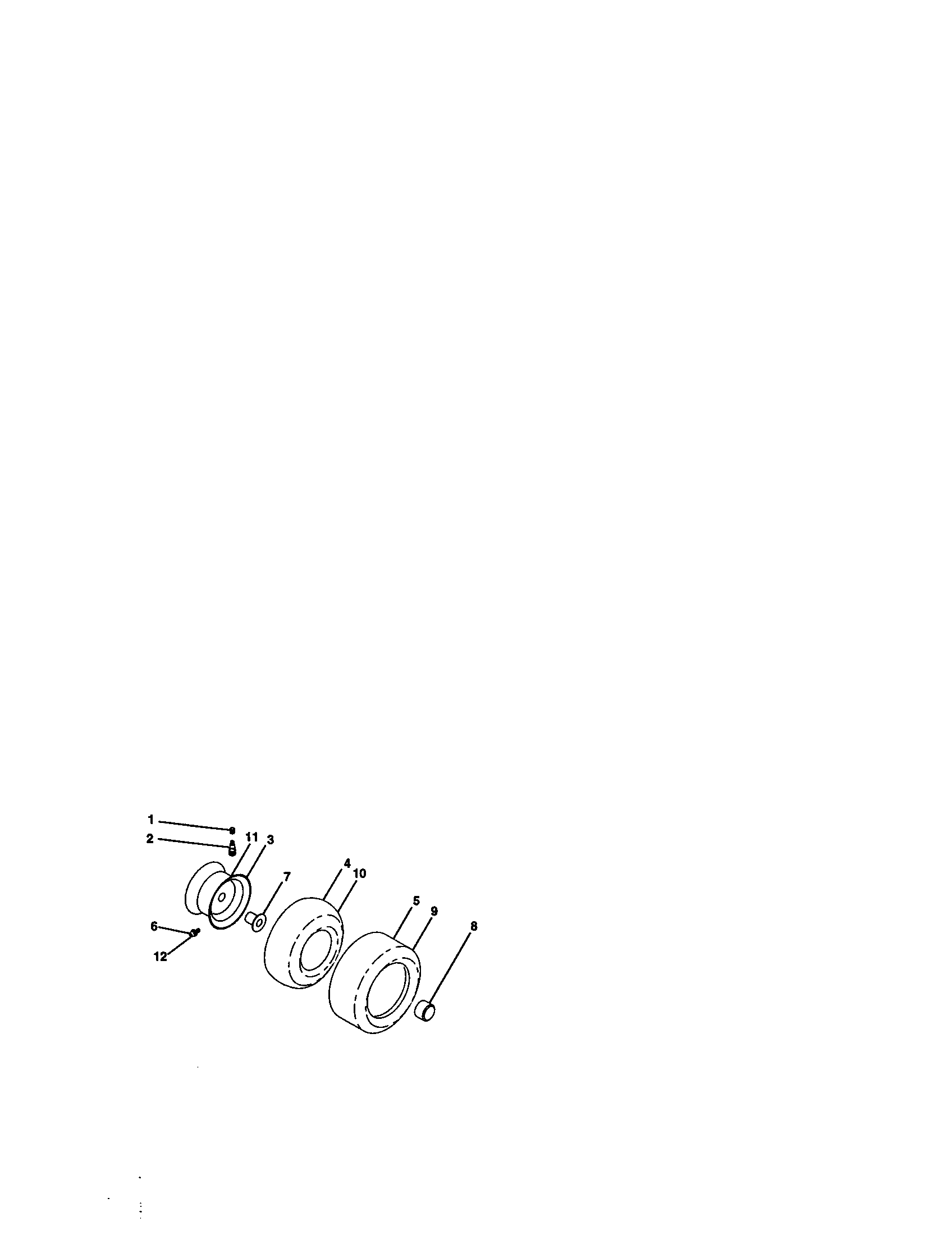 Craftsman 917273200 wheels and tires diagram