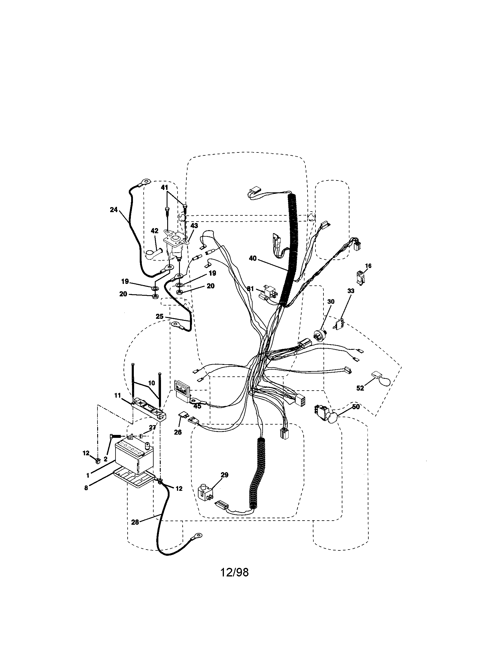 Craftsman 917273013 electrical diagram