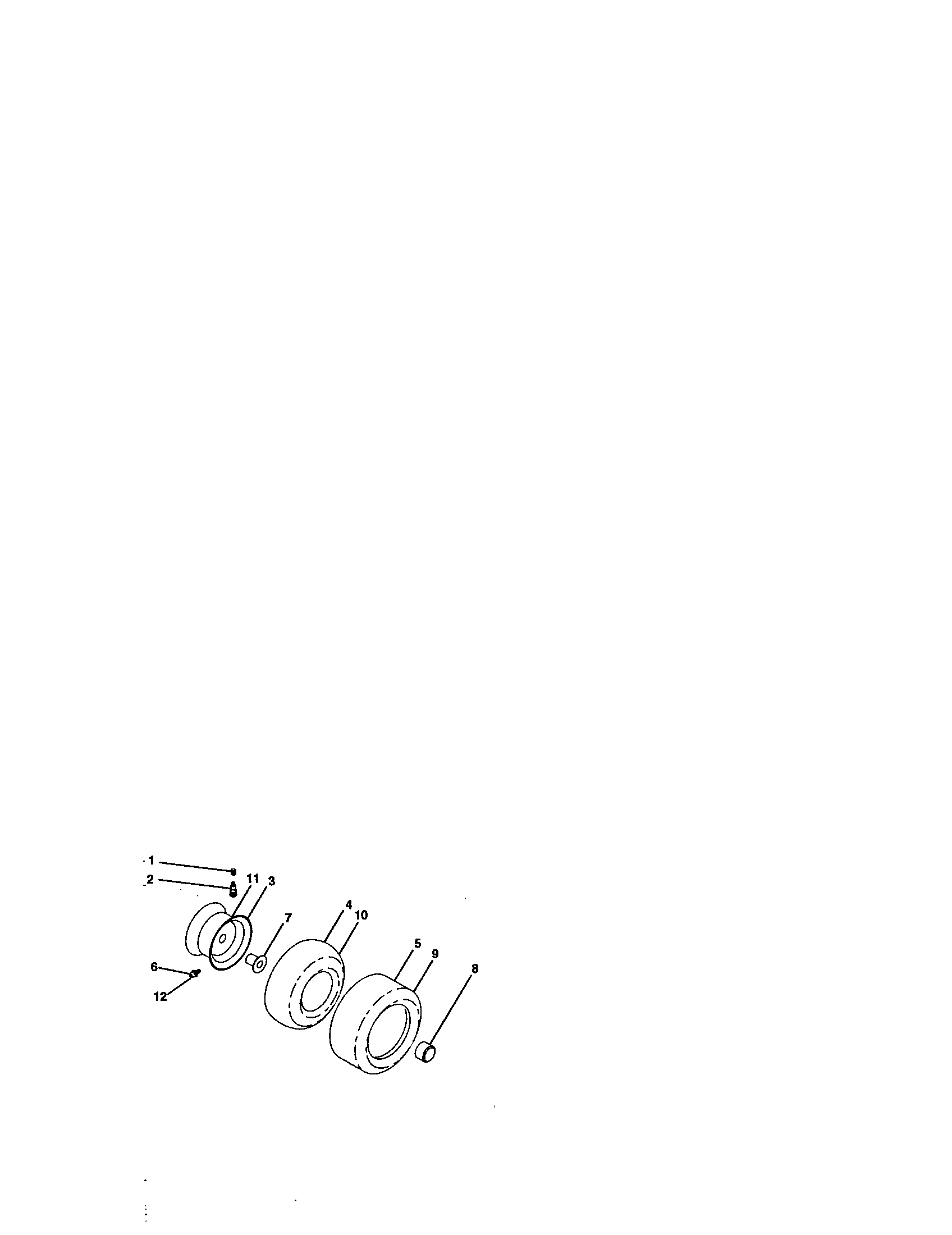 Craftsman 917273013 wheels and tires diagram