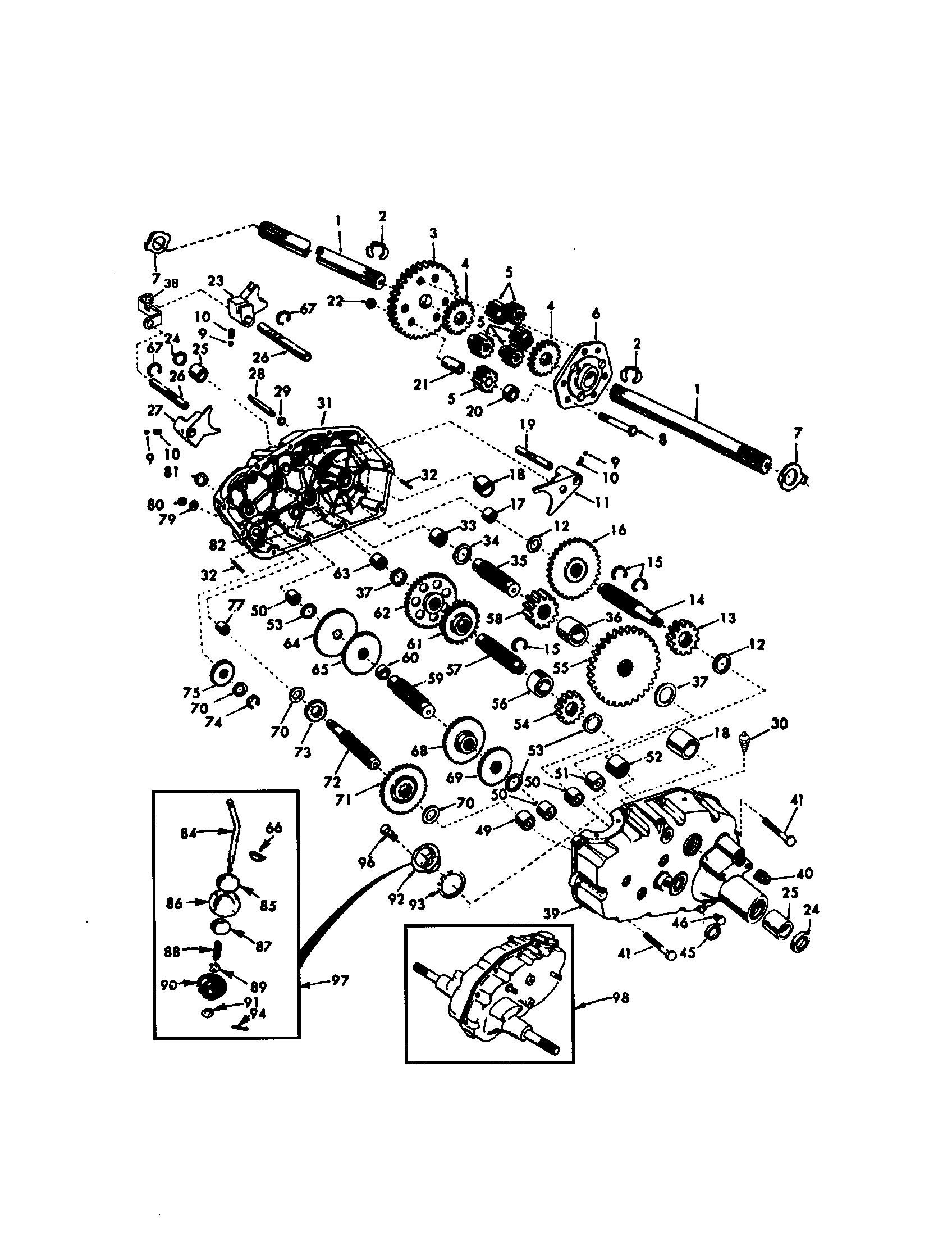 Craftsman 917273013 transaxle diagram