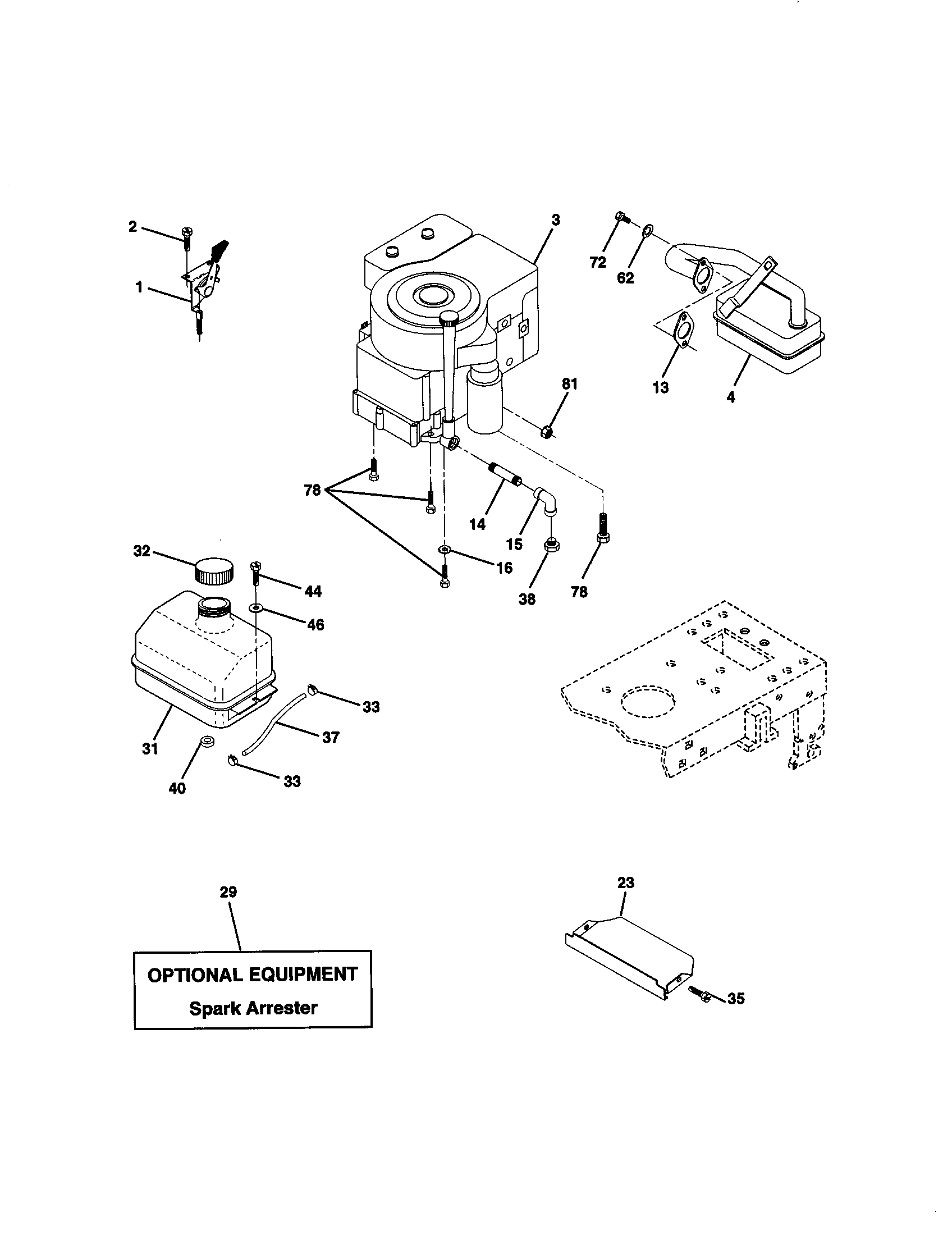 Craftsman 917270430 engine diagram
