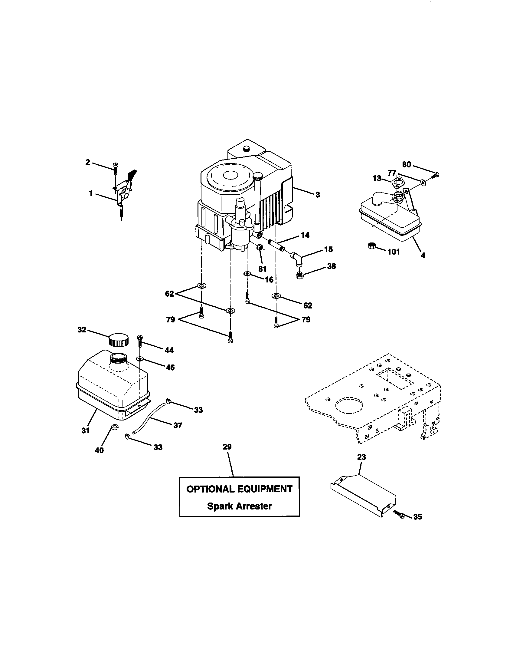 Craftsman 917271031 engine diagram
