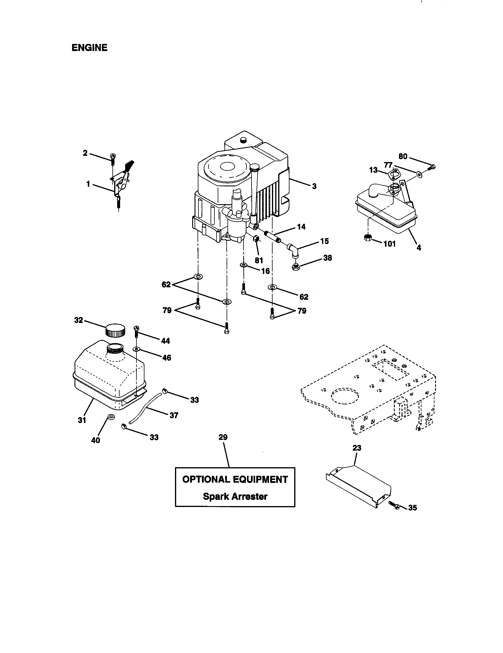 Craftsman 917271042 engine diagram