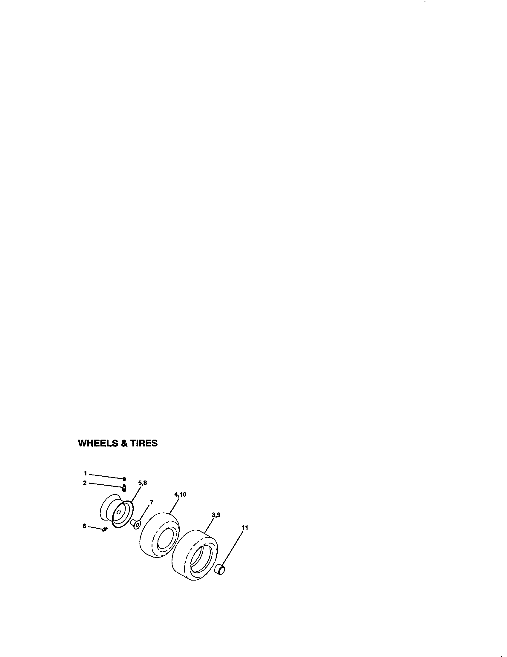 Craftsman 917271042 wheels and tires diagram