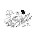 Craftsman 917387255 rotary lawn mower diagram