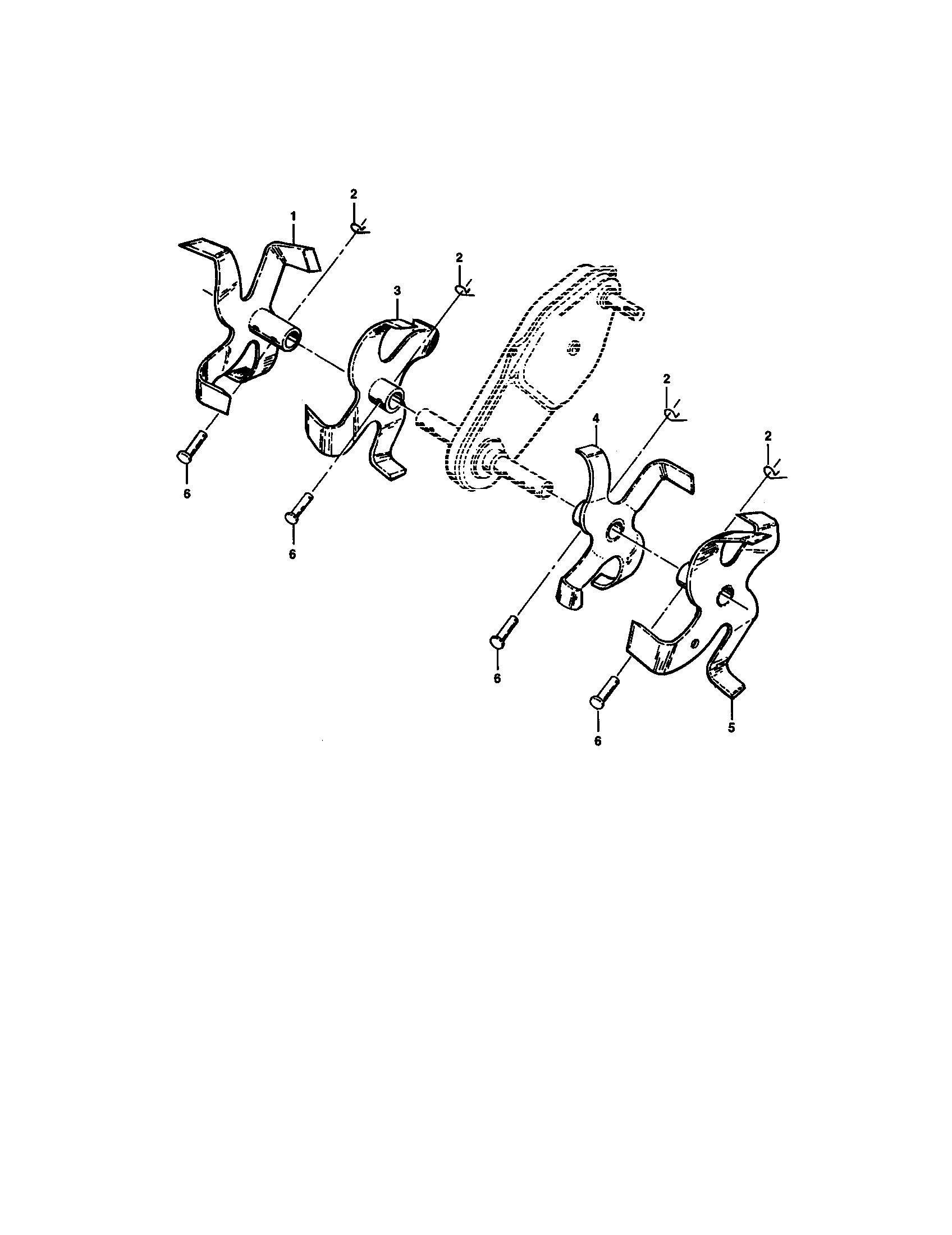 Craftsman 917292390 tine assembly diagram