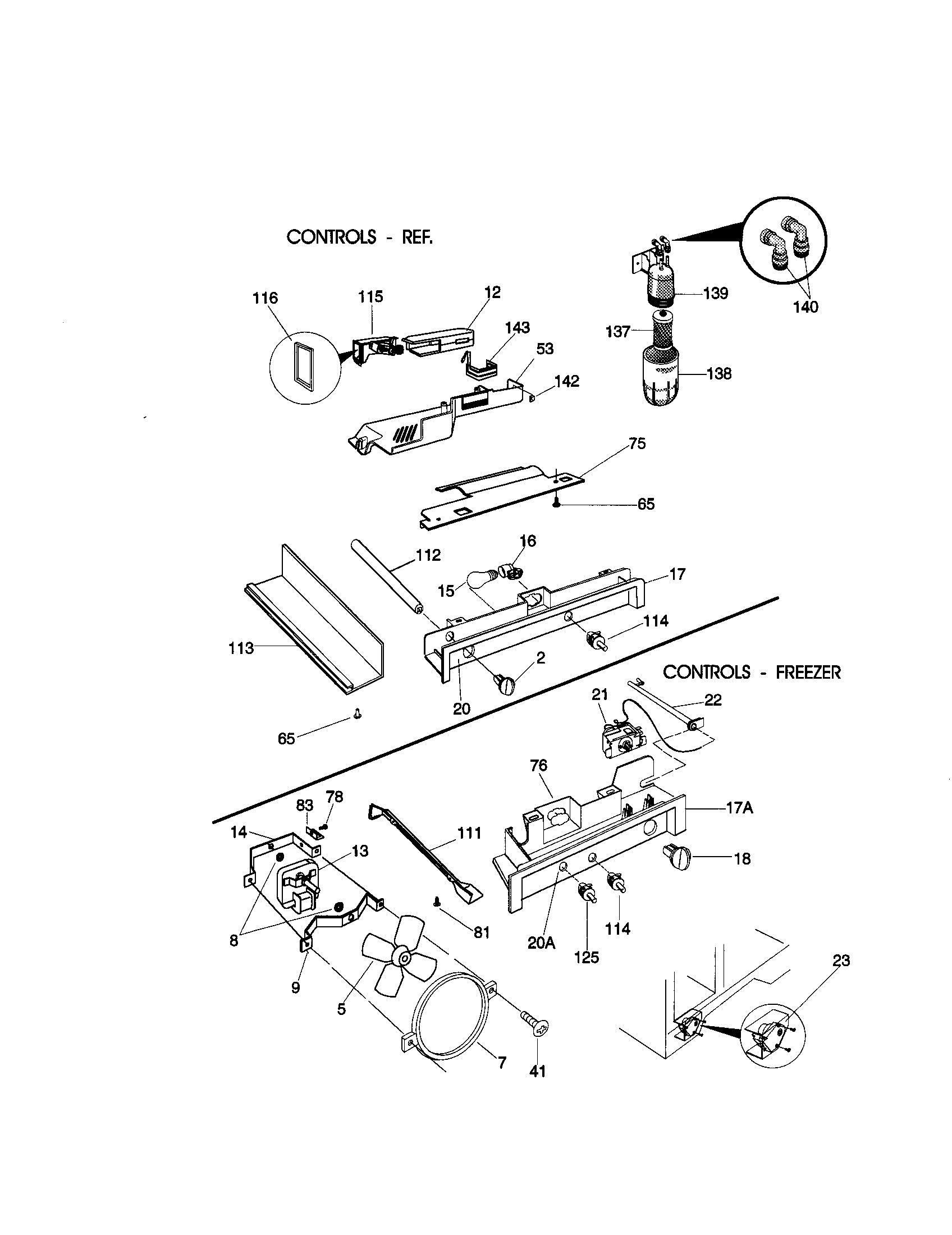Kenmore 25358082894 controls diagram