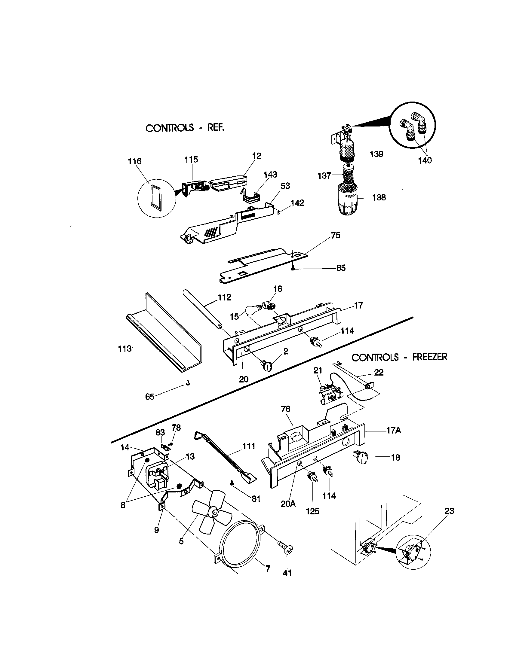 Kenmore 25358682897 controls diagram