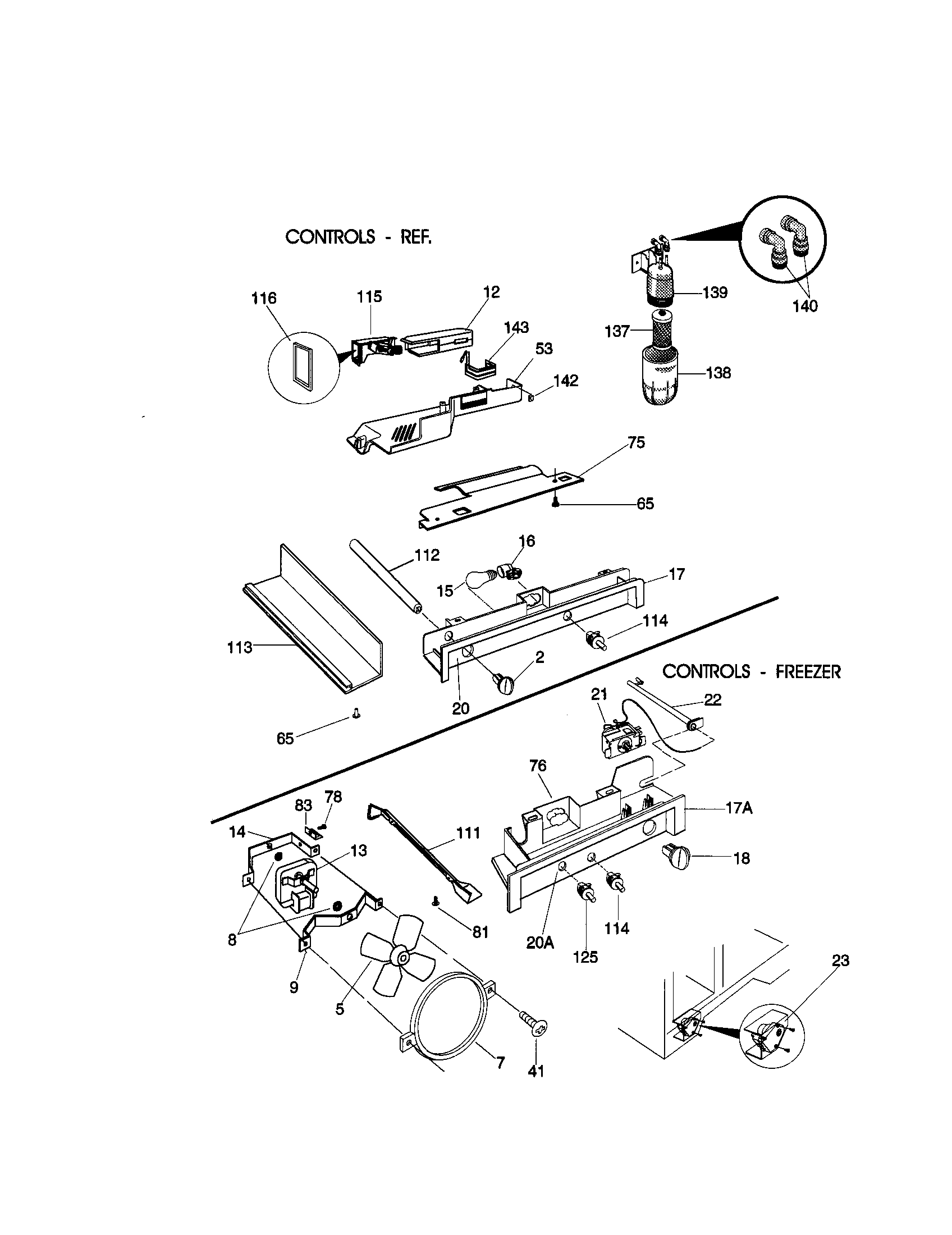 Kenmore 25358689895 controls diagram