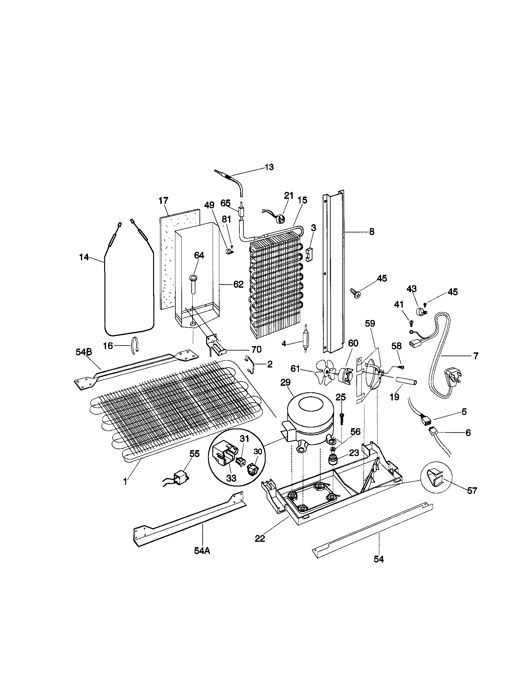 Kenmore 25358689895 system diagram
