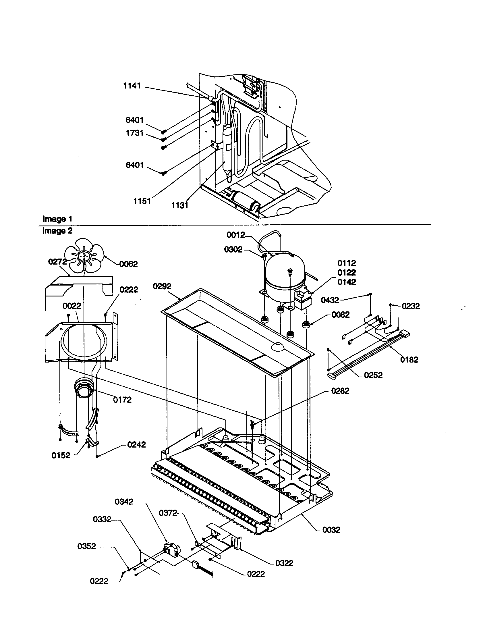 Kenmore 59669142990 machine compartment assembly diagram