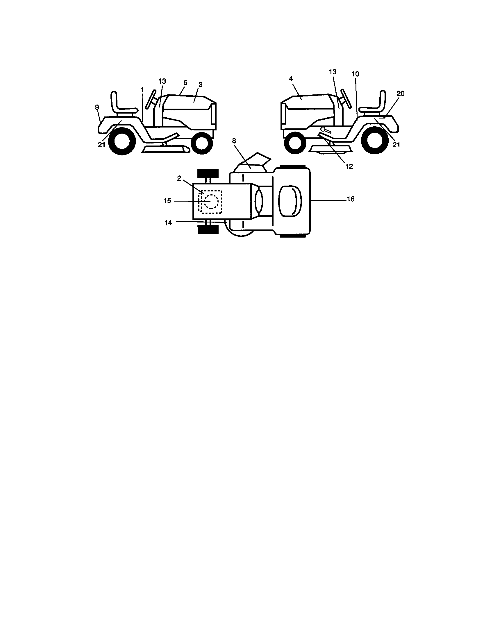 Craftsman 917270660 decals diagram