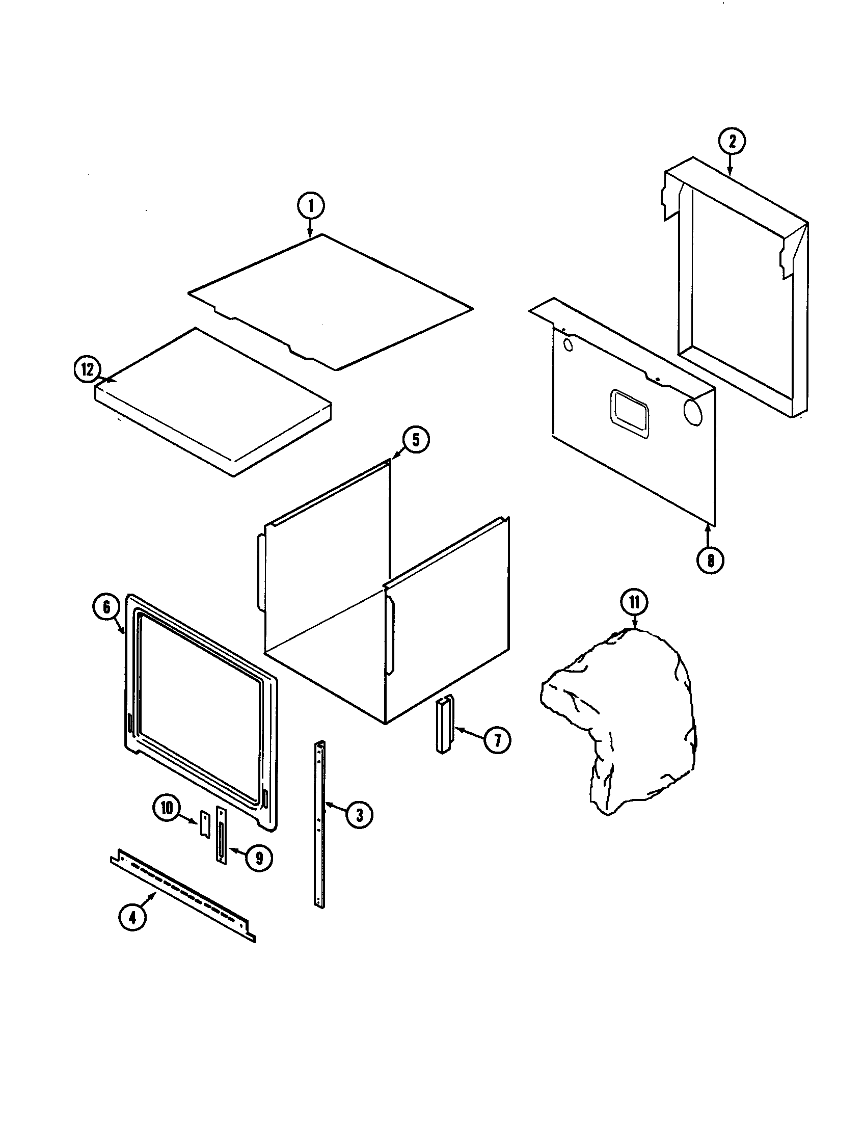 Jenn-Air W30400PV body diagram