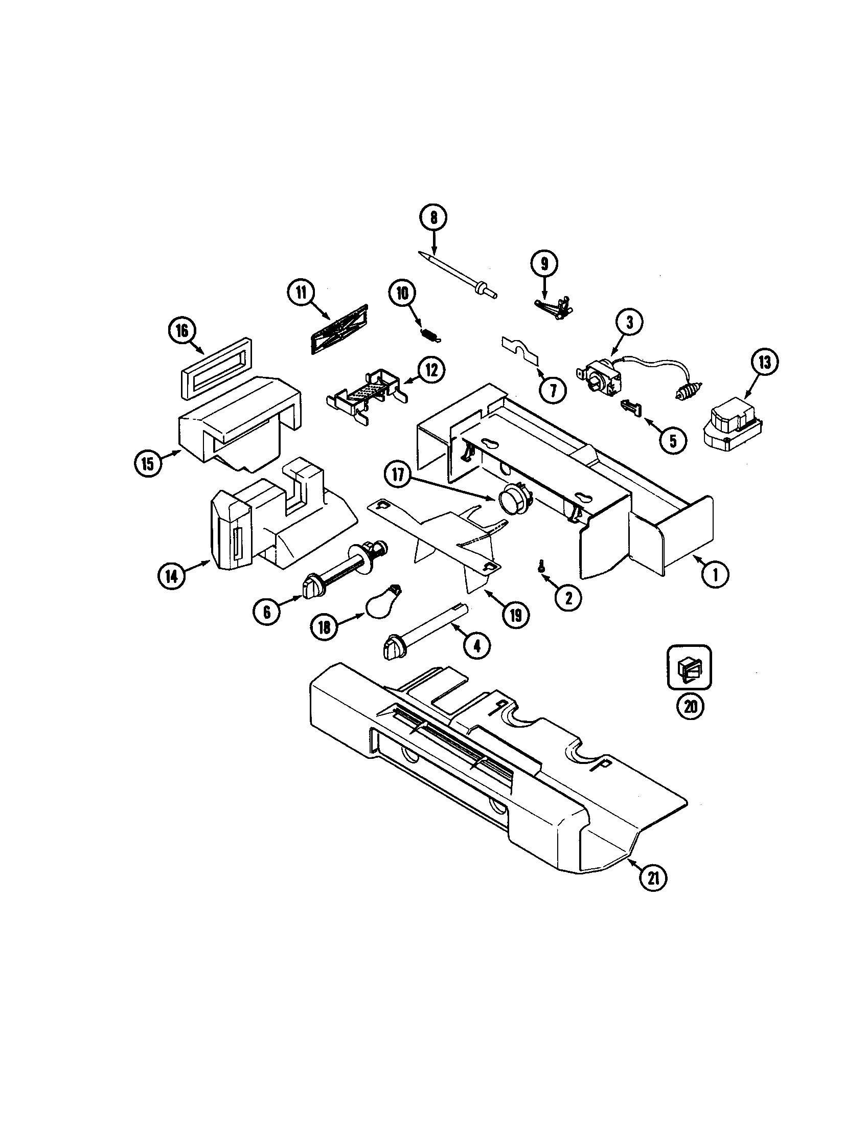 Jenn-Air JSD2574ARA controls diagram