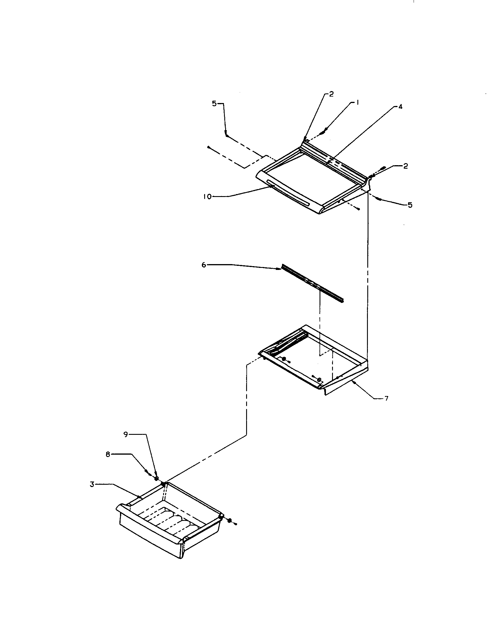 Amana SXD22S2E-P1190404WE deli pan and insert diagram