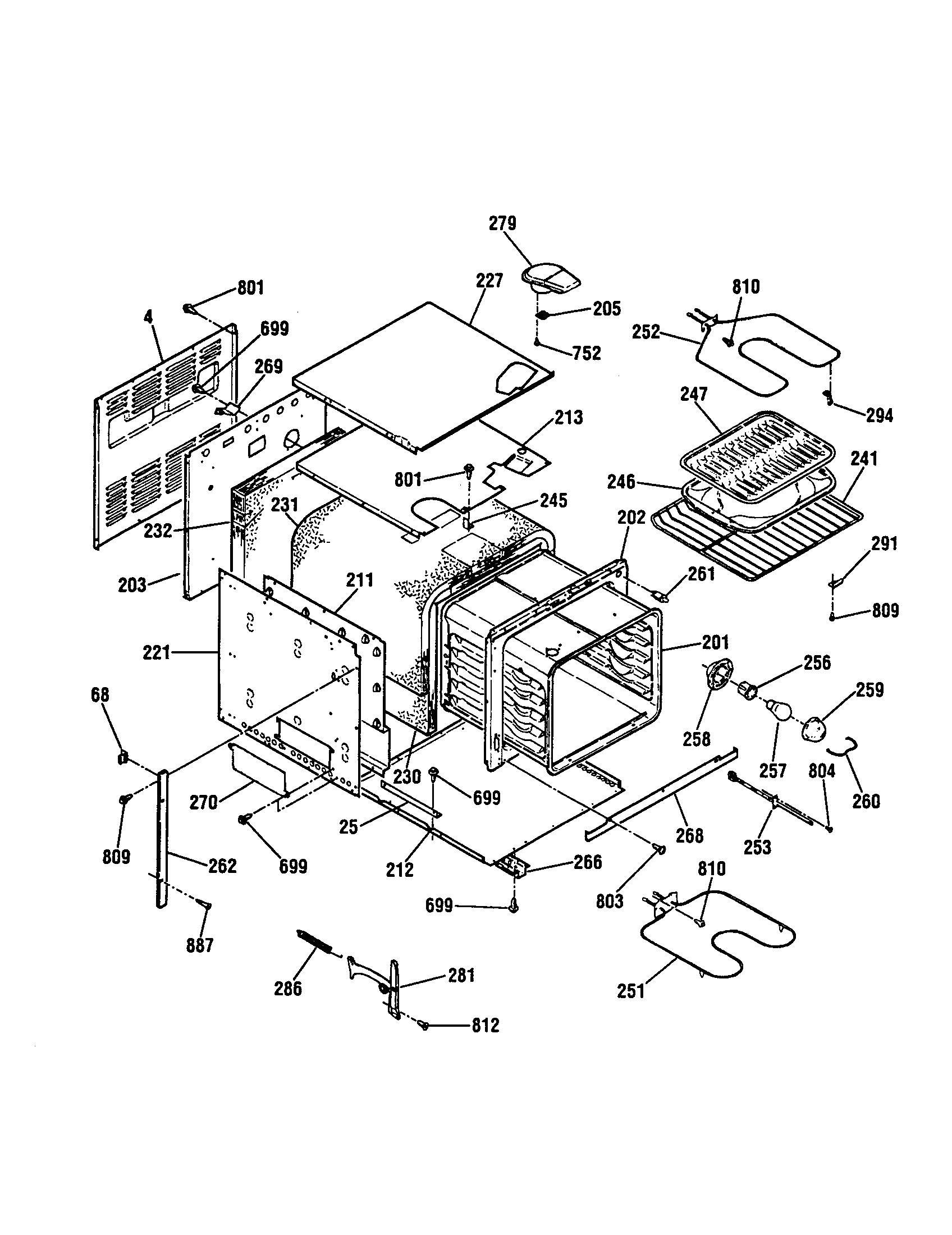 Kenmore 91140465792 body diagram