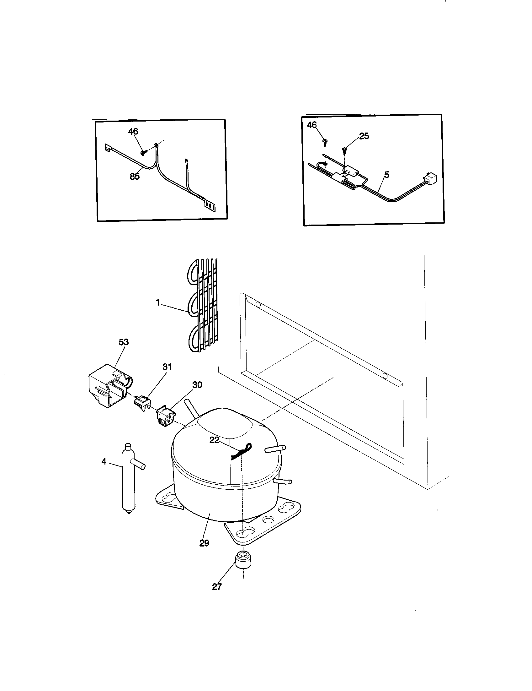 Kenmore 25319501990 system diagram