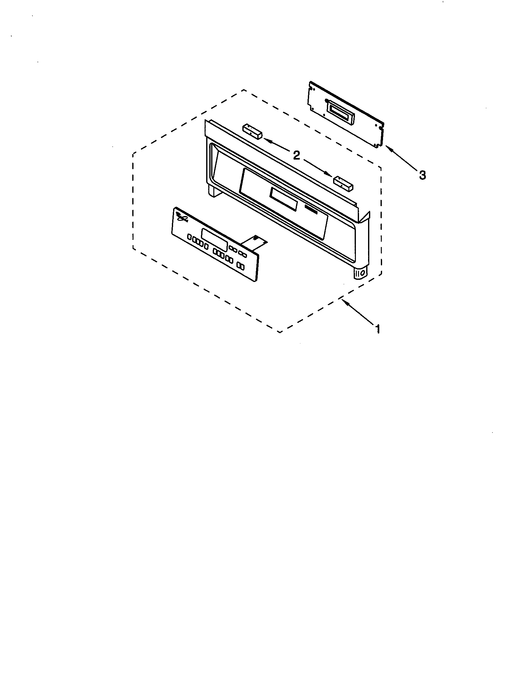 Whirlpool RS675PXGZ0 control panel diagram