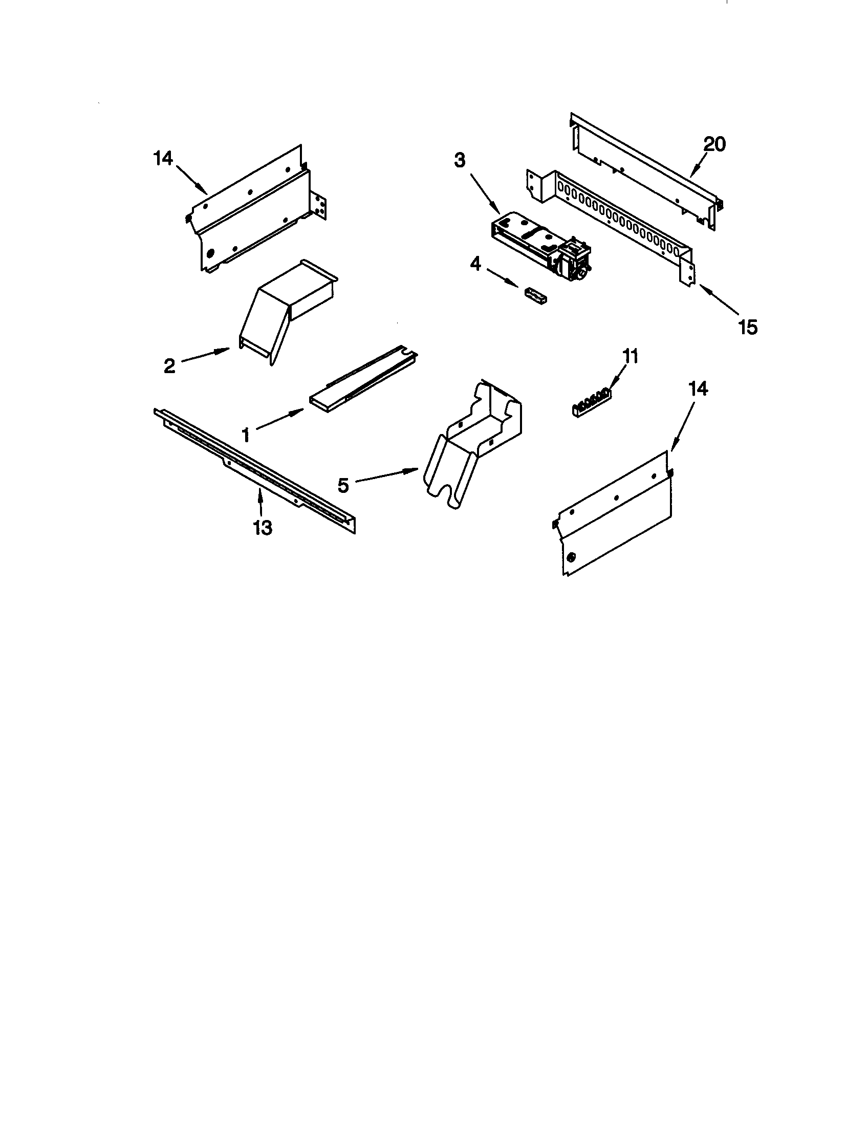 Whirlpool RS675PXGZ0 top venting diagram
