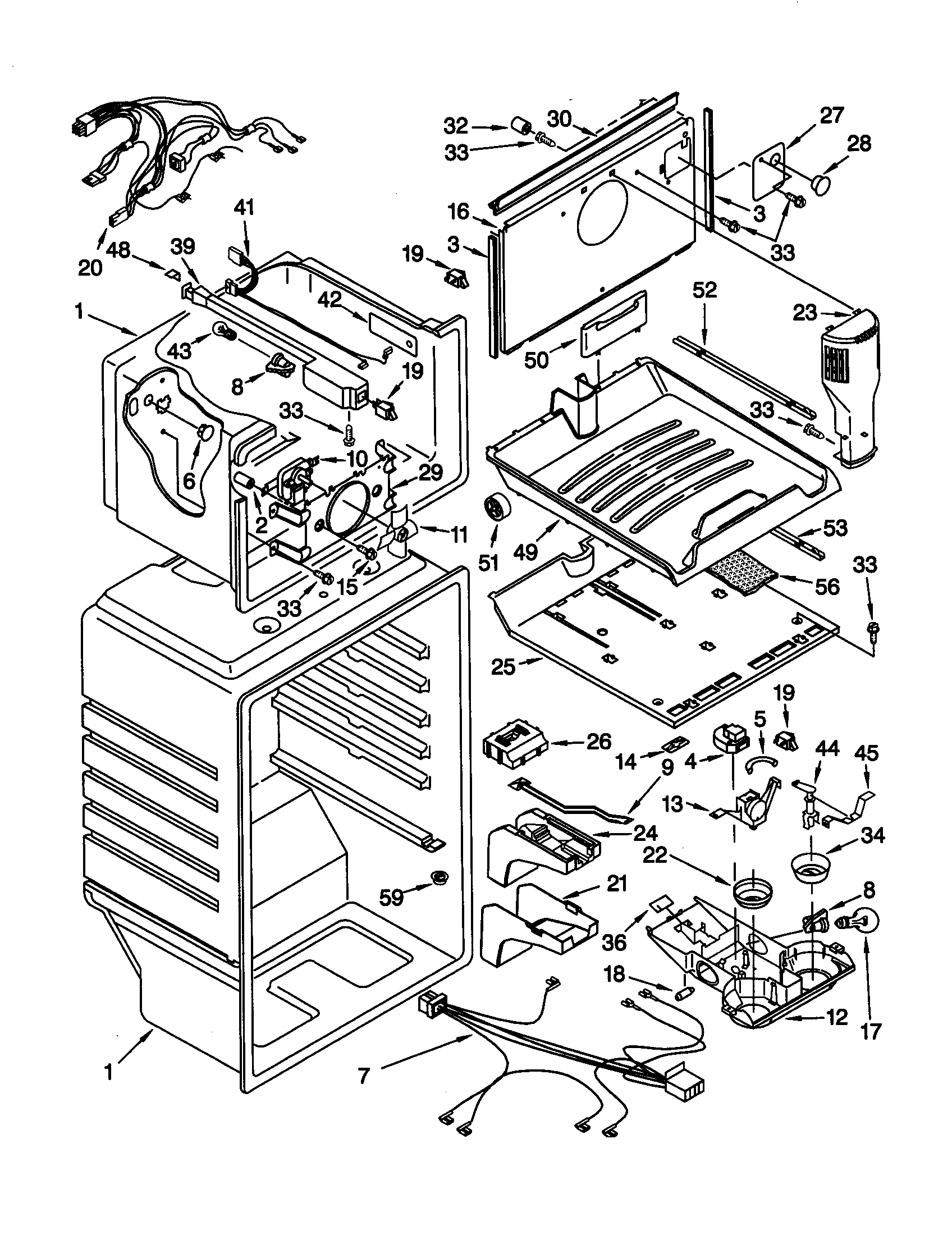 Whirlpool GT19DKXGB02 liner diagram