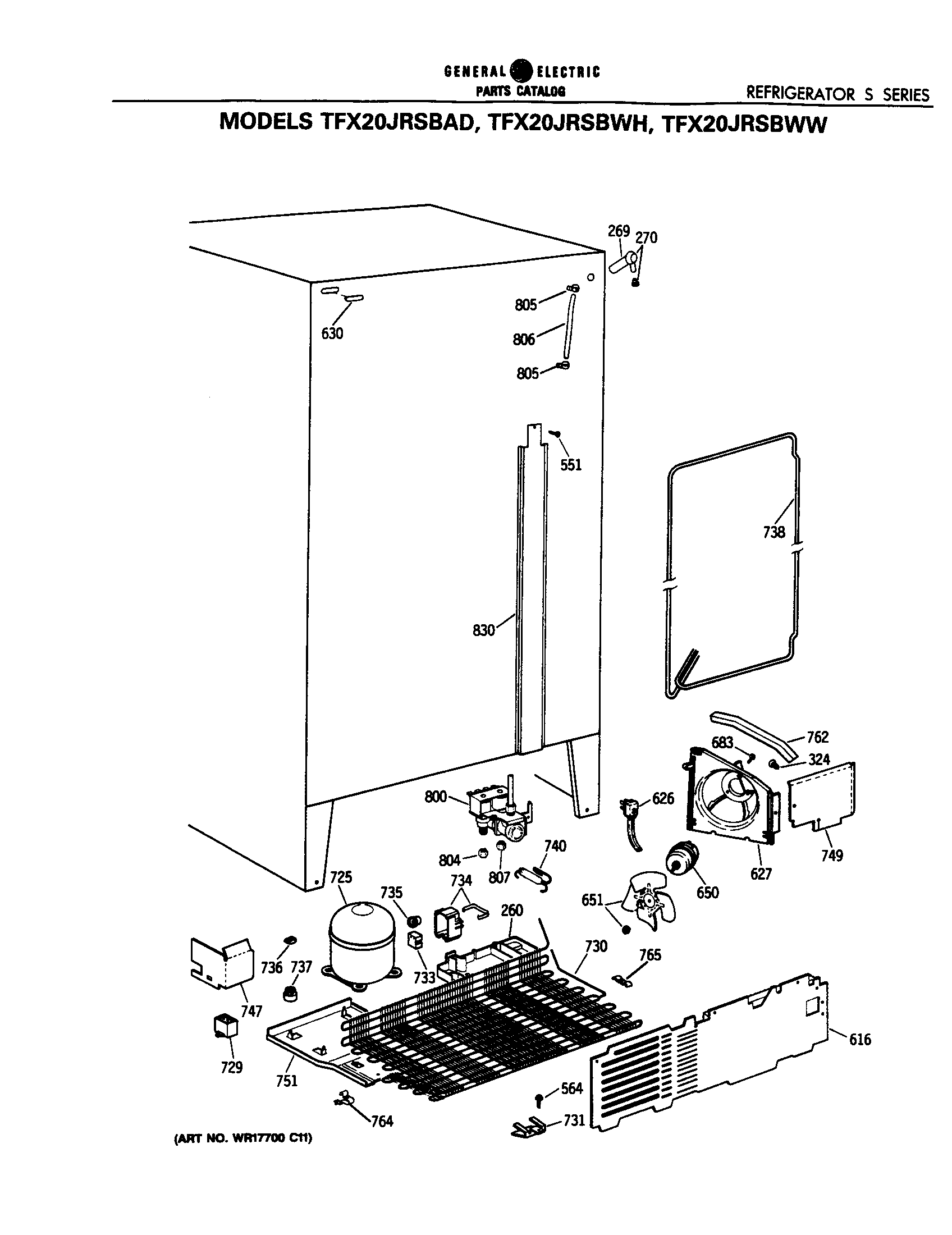GE TFX20JRSBWW condenser assembly diagram