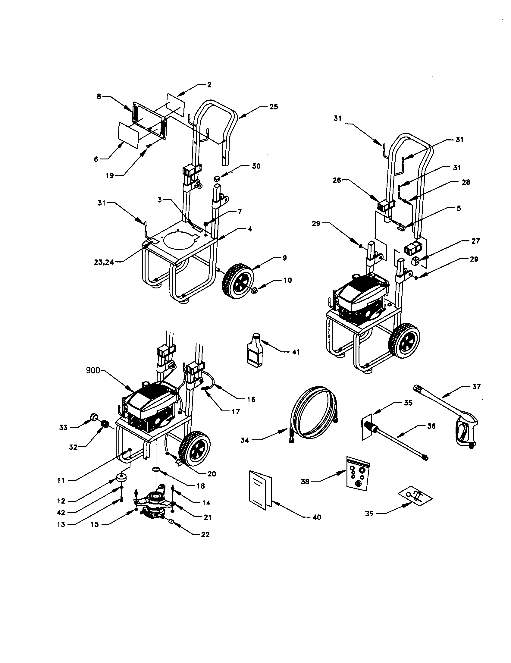 Craftsman 580768010 main unit diagram