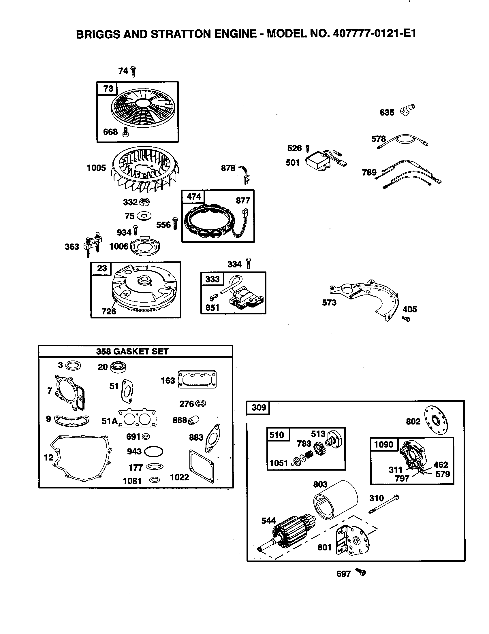 Craftsman 917270761 fly wheel diagram