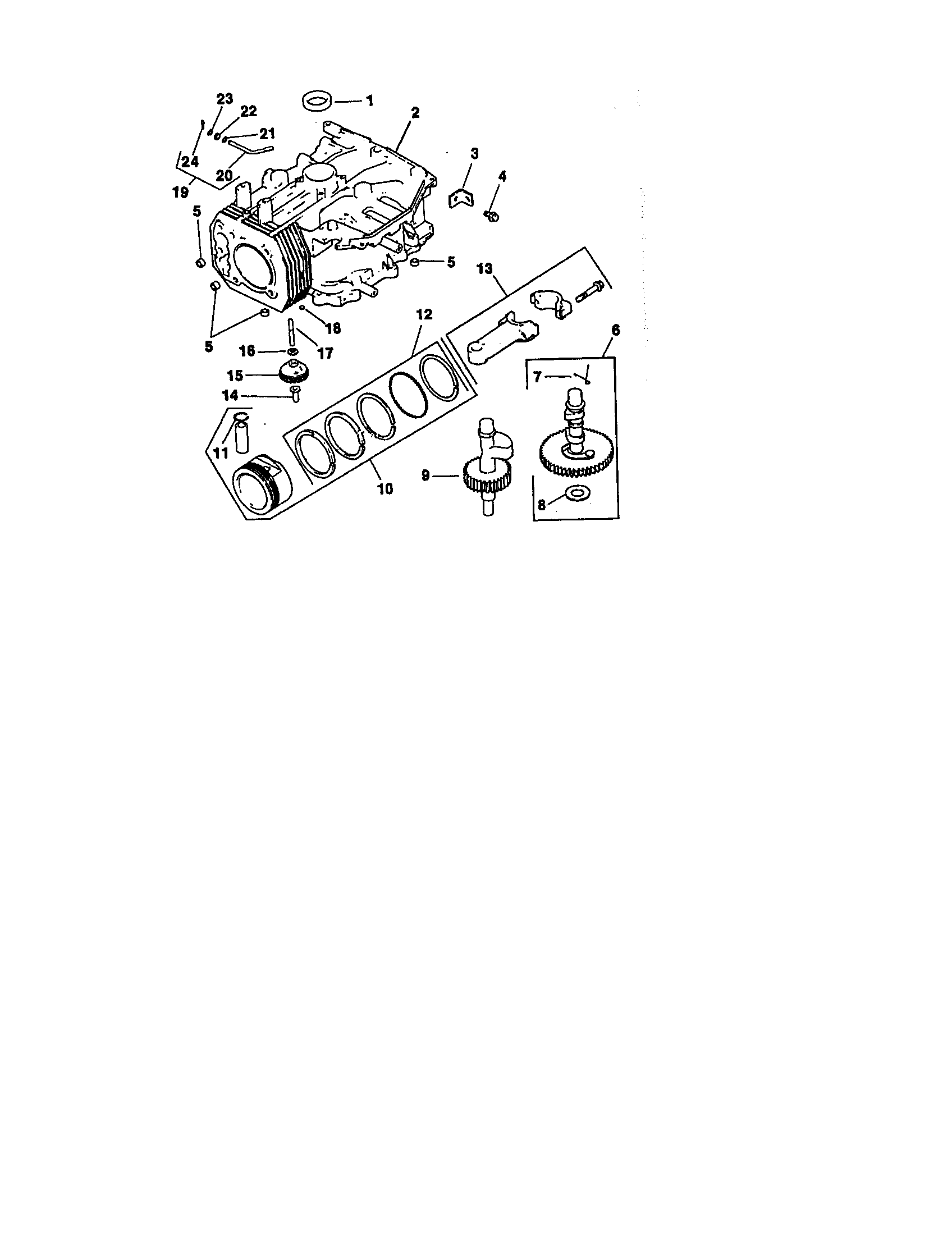 Craftsman 917259556 crankcase diagram