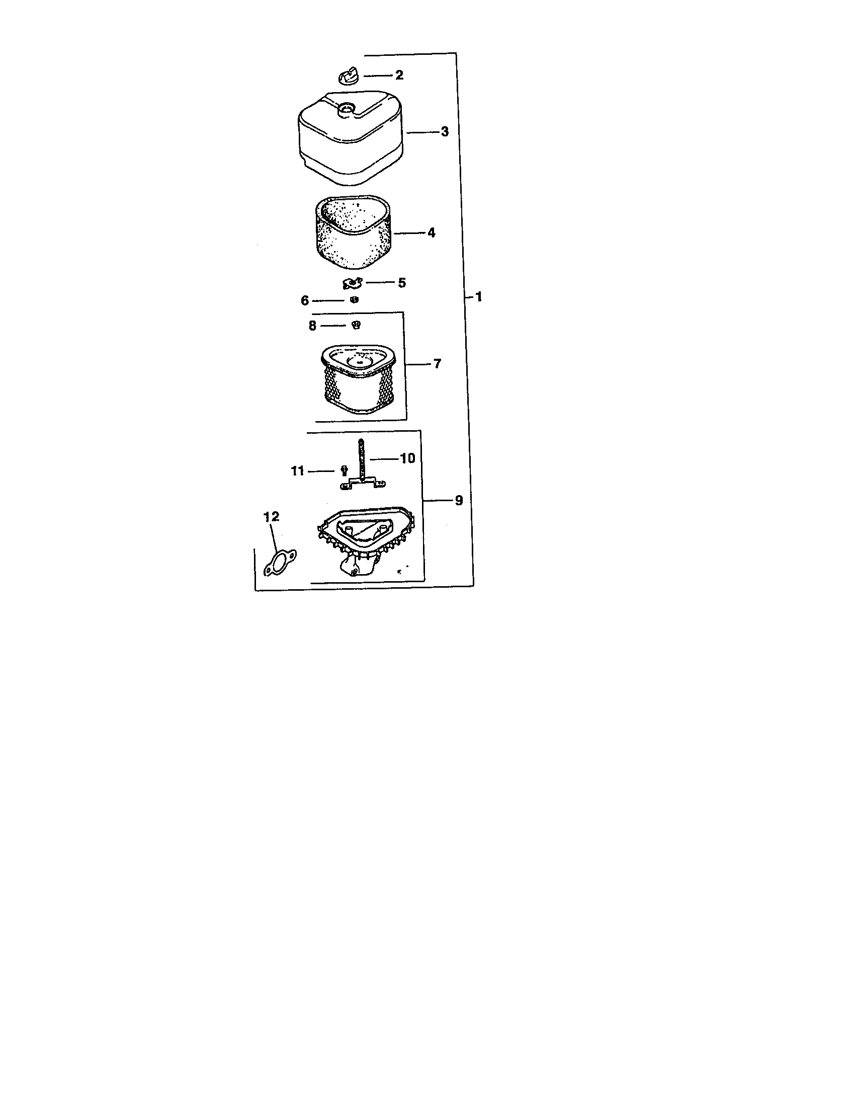 Craftsman 917259556 air intake diagram