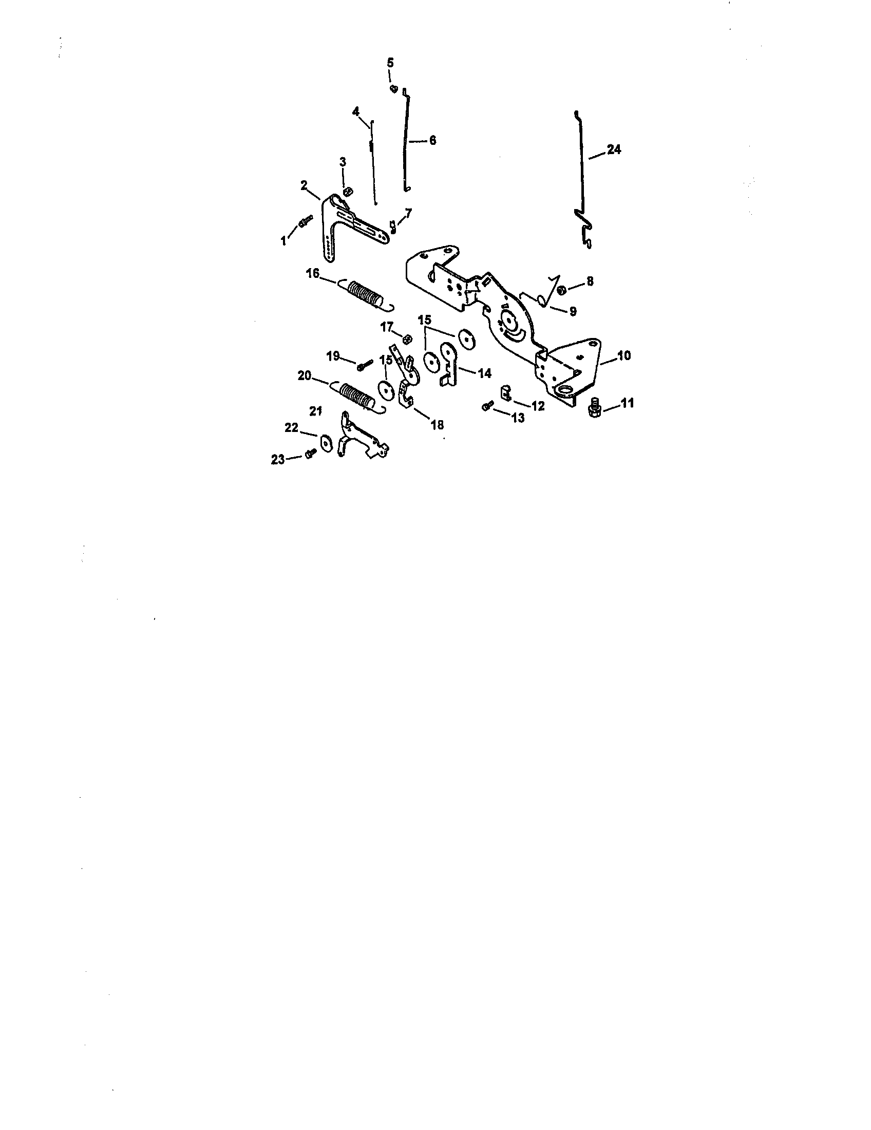 Craftsman 917273011 engine controls diagram